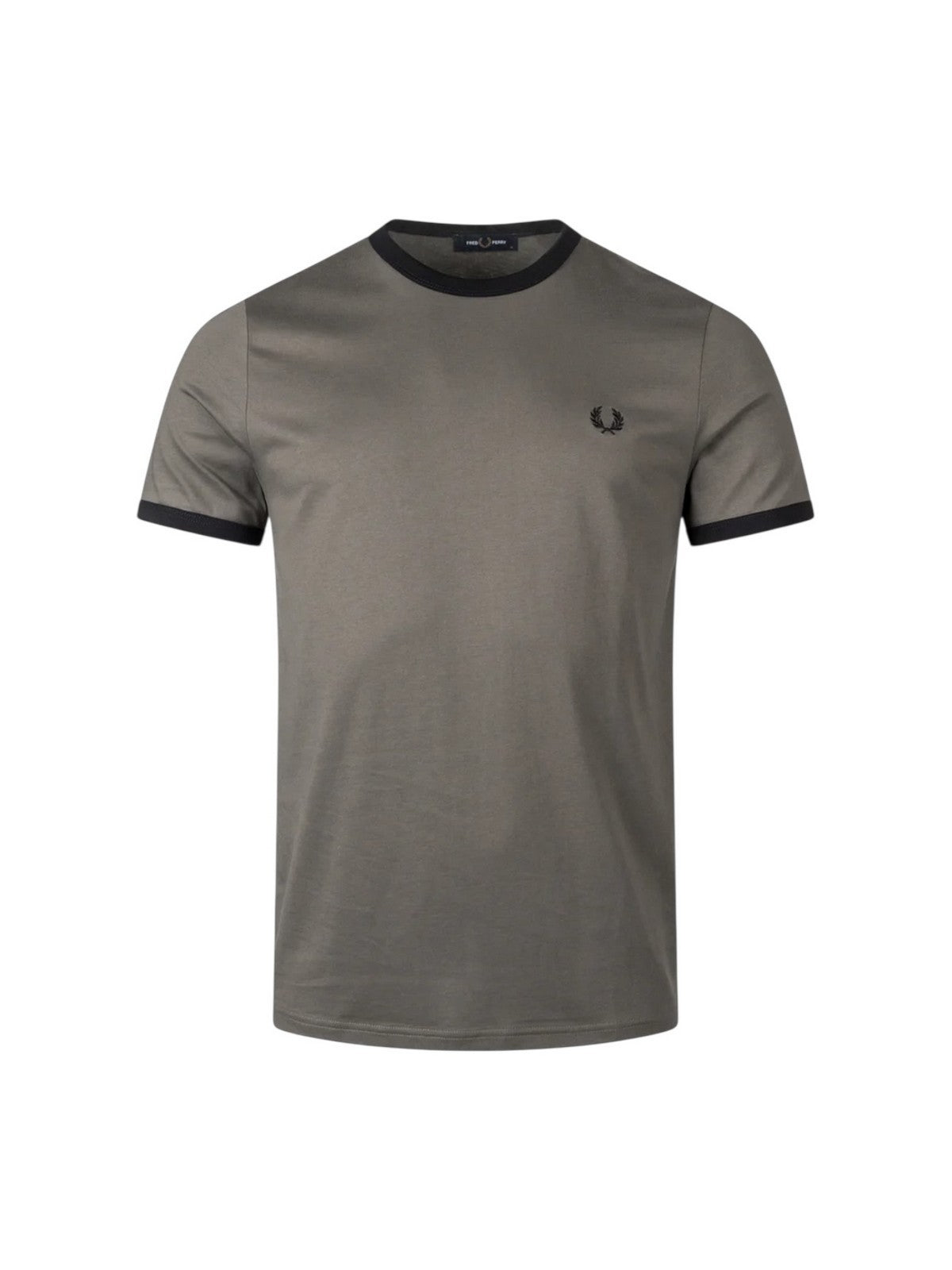 FRED PERRY T-shirt Uomo FP RINGER T-SHIRT FP-M3519-57 U70 FIELD GRN/BLACK