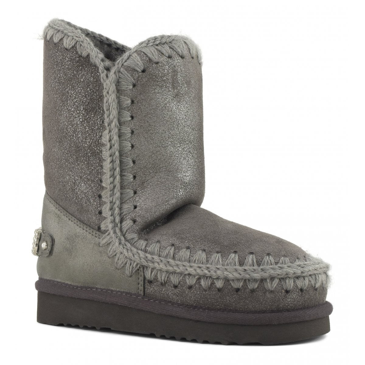 MOU Stivali e Stivaletti Donna Eskimo 24  rhinestones logo MU.FW101037B DUIRO Dust Iron