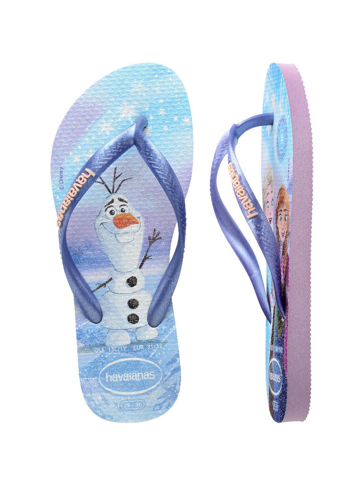 HAVAIANAS Infradito Bambine e ragazze Hav. Kids slim princess 4123328.0397 Viola gioboutiqueweb