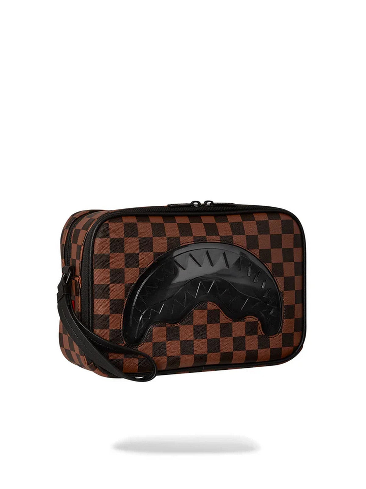 SPRAYGROUND Pochette Homme SIP CLEAR SM EYES TOILETRY BRICK 910B6516NSZ Marron