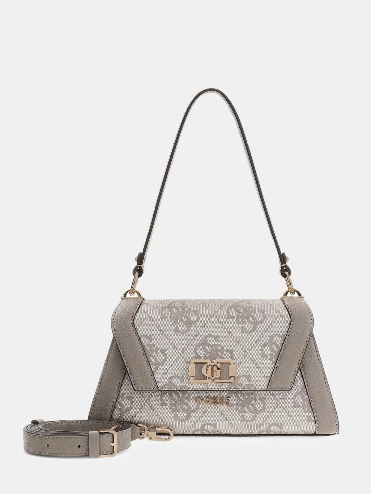 GUESS Borsa Donna KARNILLA LOGO FLAP SHLDR BAG HWOS99 01190 DKO DARK TAUPE LOGO
