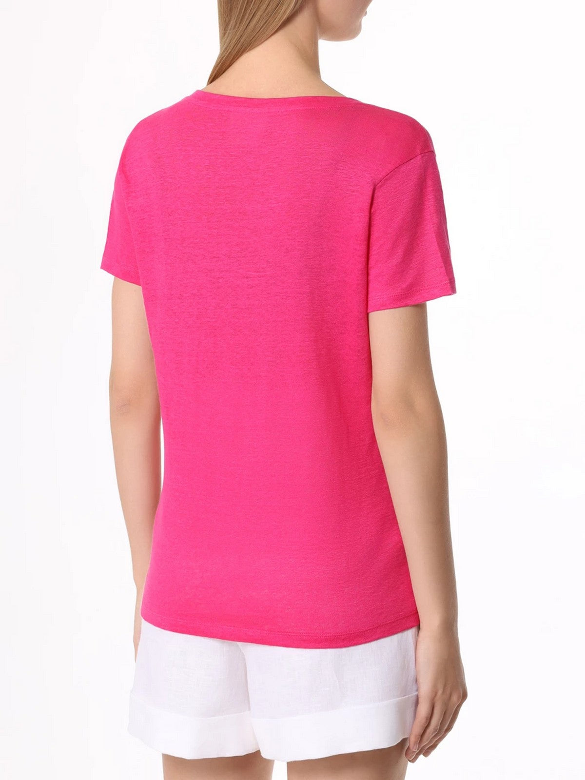 T-shirt MC2 Saint Barth i Polak Woman Eloise 05607F Rosa