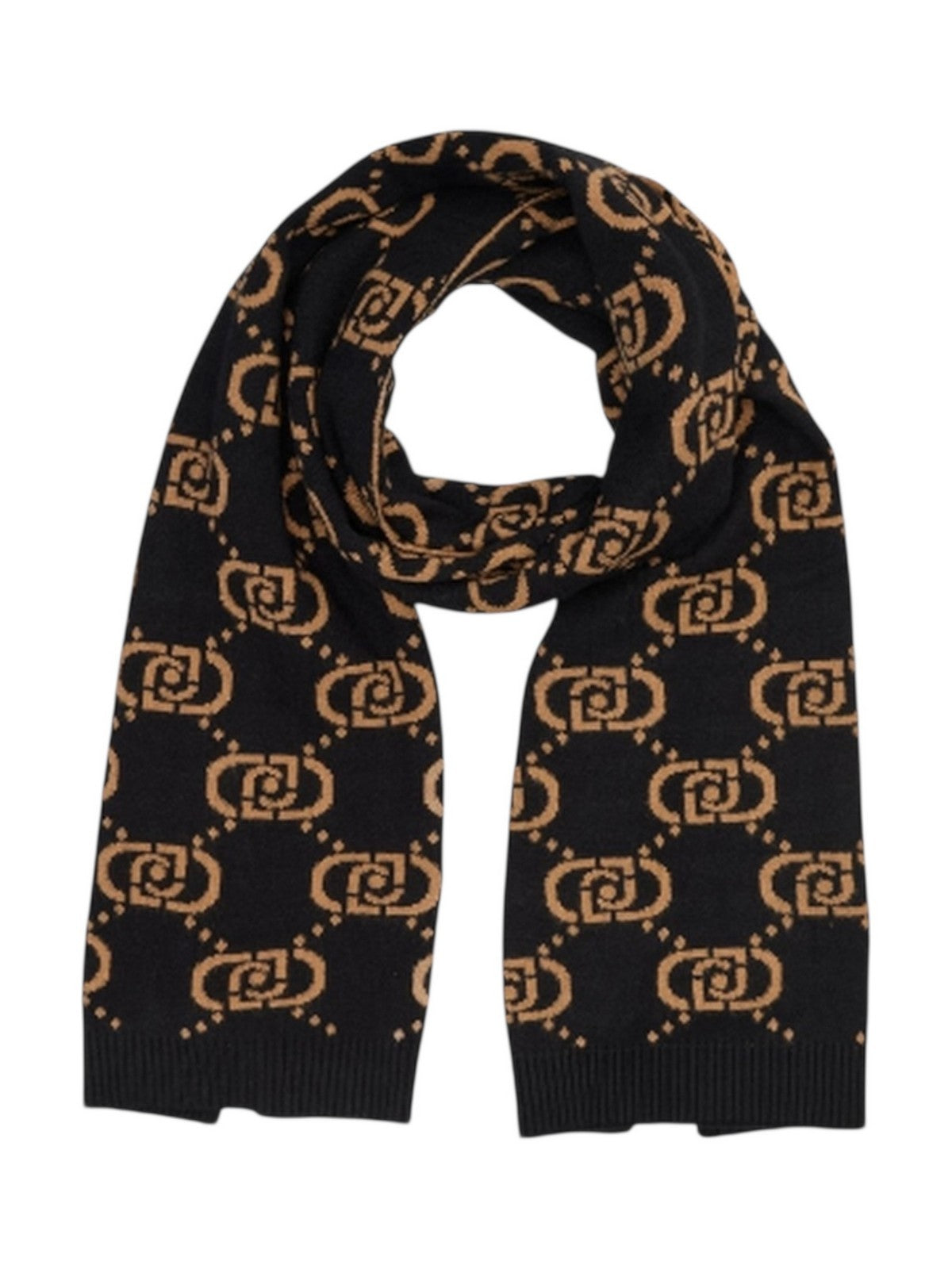 LIU JO SOFT Sciarpa Donna  2F5004M0300 09N37 Nero/cammello