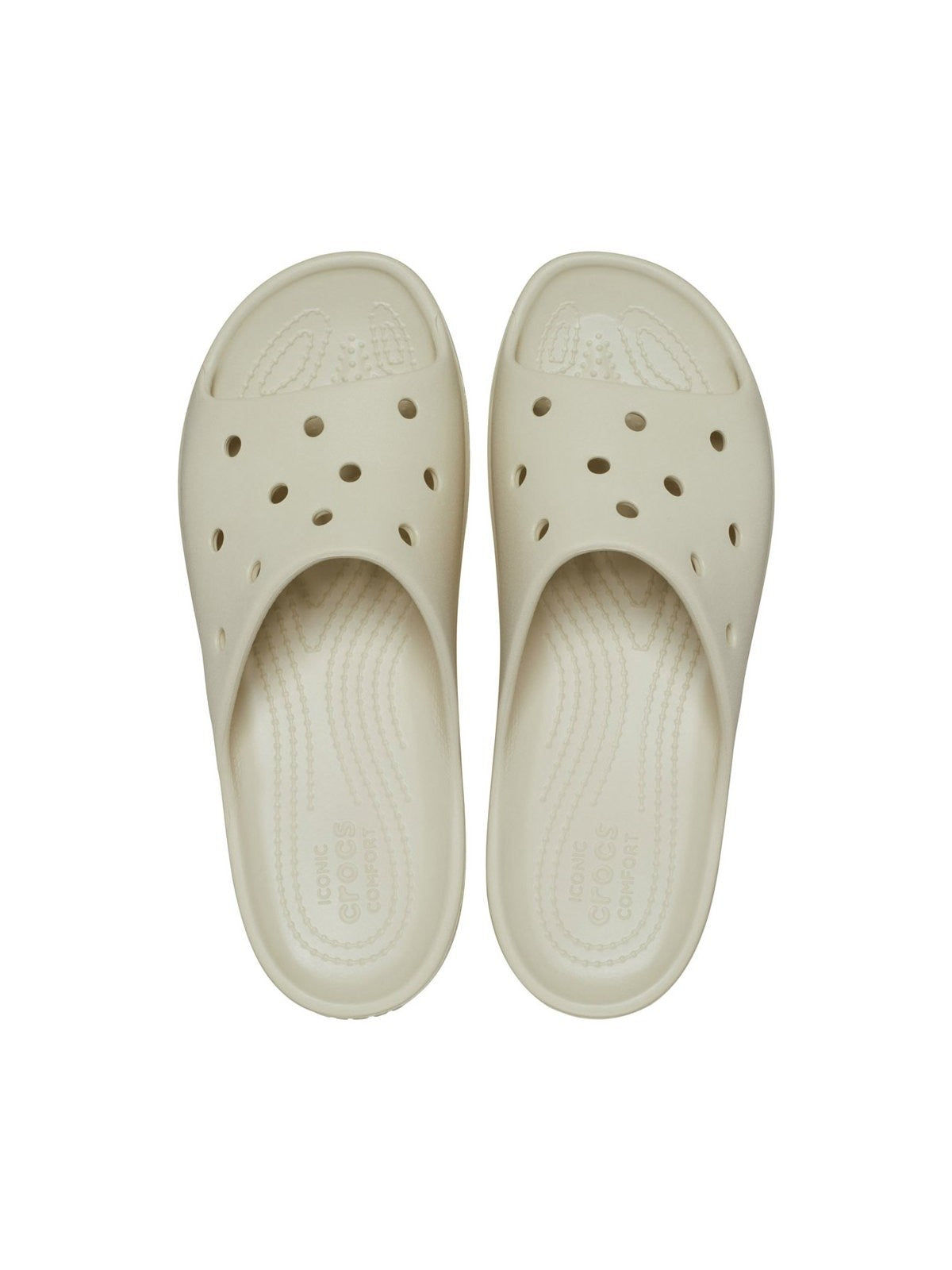 CROCS Pantoufle Femme Classique Plateforme Flip W 208180 2Y2 Beige