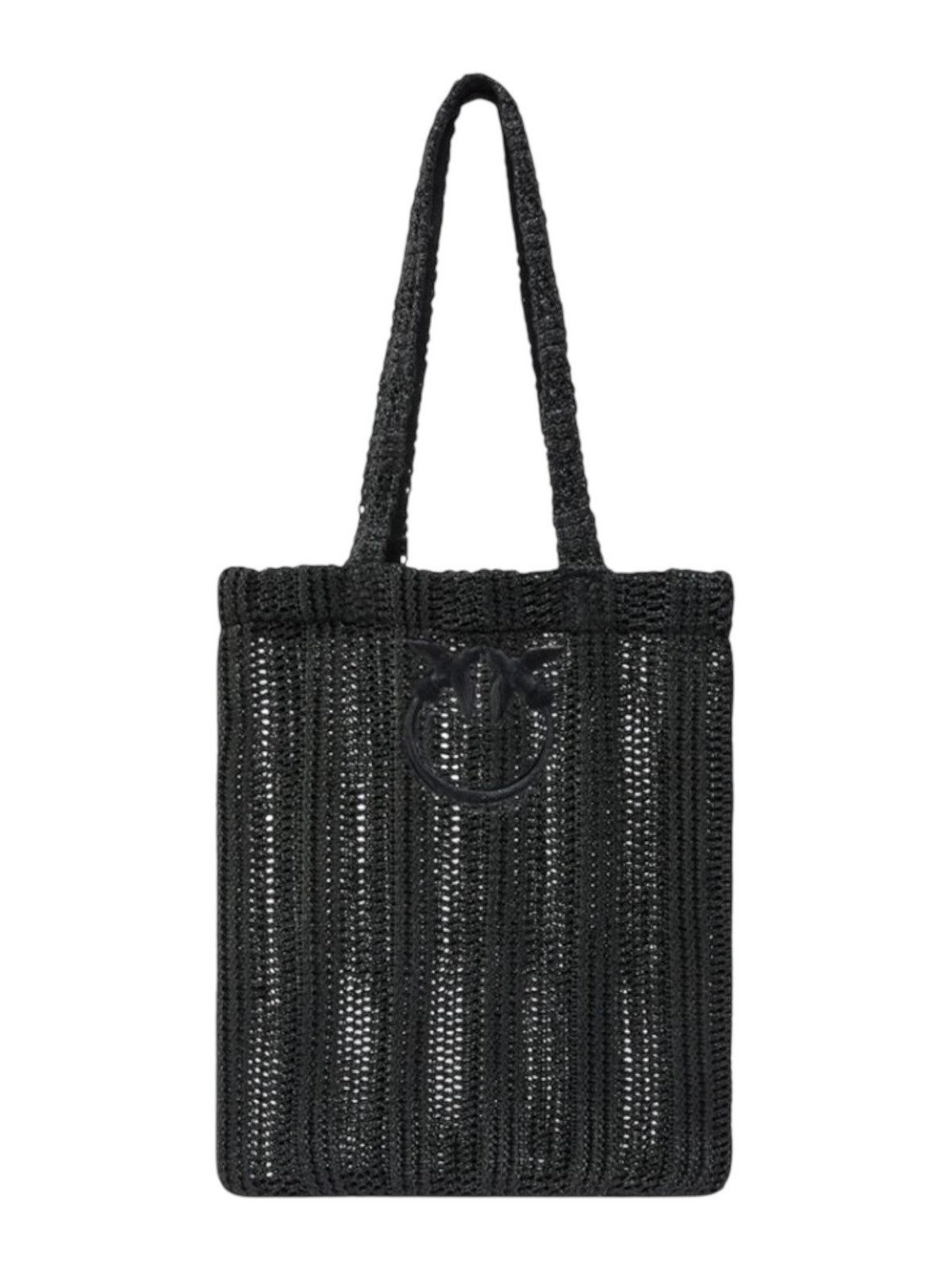 PINKO Borsa Donna EASY TOTE BAG RAFIA 106728-A39Y Z99 NERO LIMOUSINE