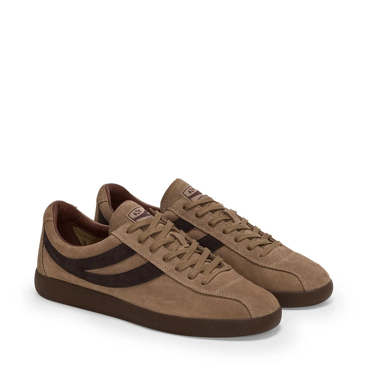 SUPERGA Sneaker Uomo 1960 CAPRI S71474W AOV Brown Caribou-Brown