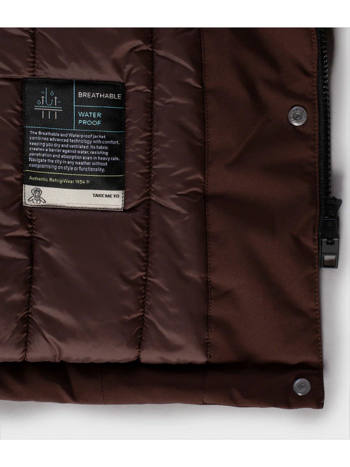 REFRIGIWEAR Piumino Donna LADY TECH/1 JACKET W99118 XT3790 H01419 COFFEE