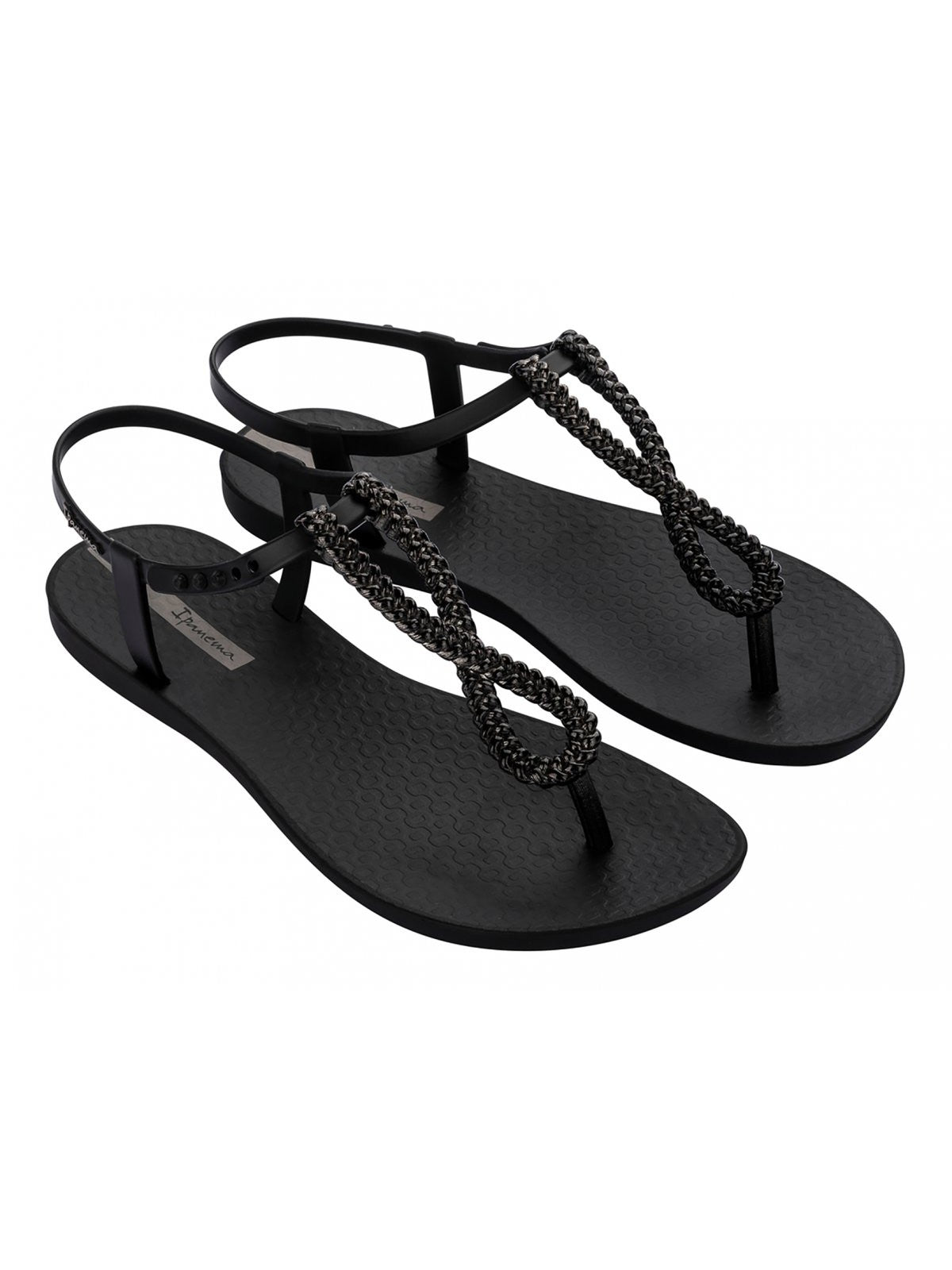 IPANEMA Sandalo Donna  IP.83658 BC909 BLACK/DARK GREY gioboutiqueweb