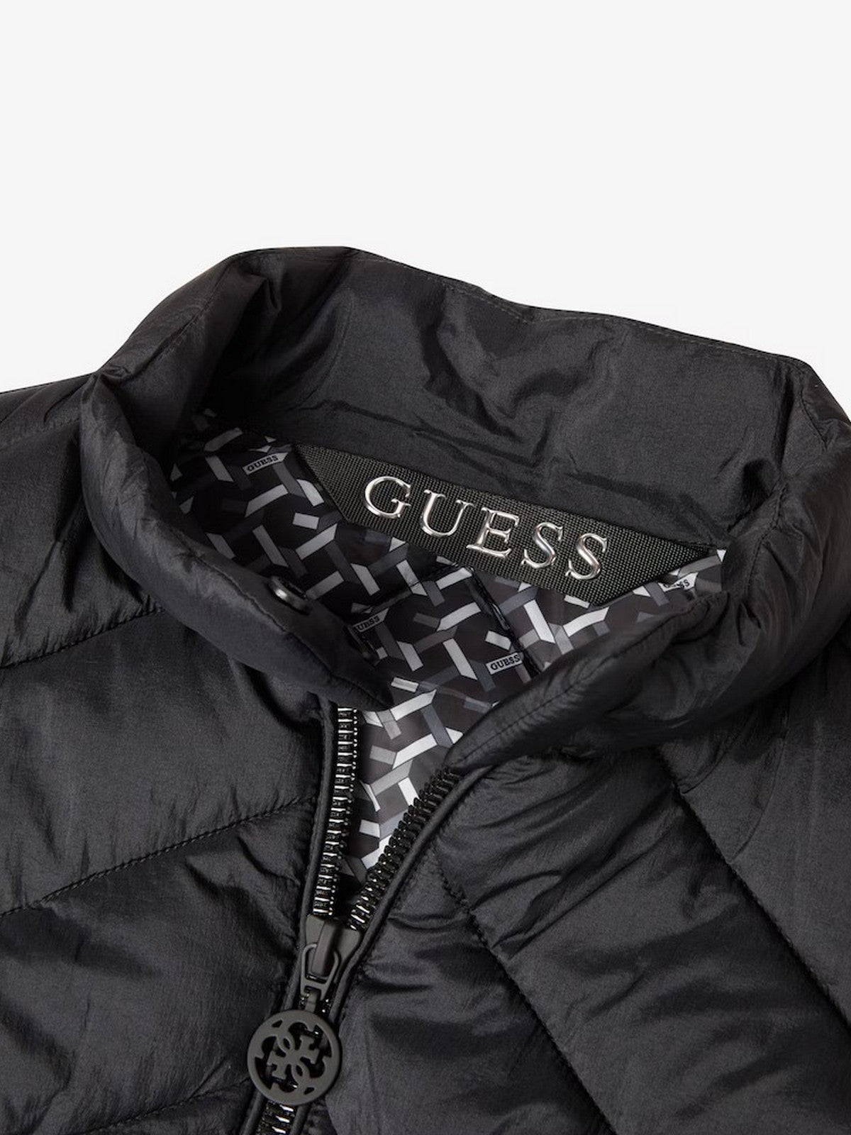 GUESS Gilet Donna NEW GINGER VEST W4YL08 WGAE2 JBLK Nero gioboutiqueweb