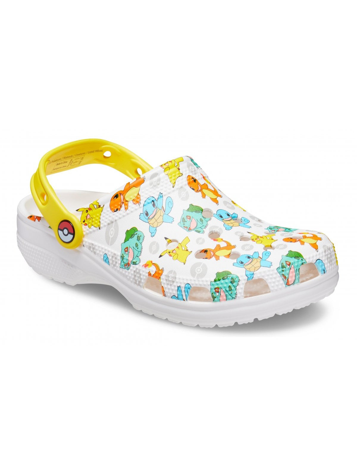 Crocs Ciabatta Unisexe Adult Classic Pokemon 2 Clog 207765 94S blanc