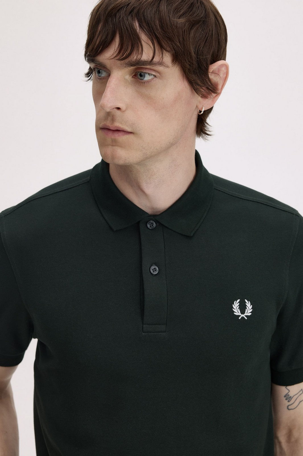 FRED PERRY Polo Uomo FP THE FRED PERRY SHIRT FP-M6000-57 T50 NIGHTGREEN/SNWHT
