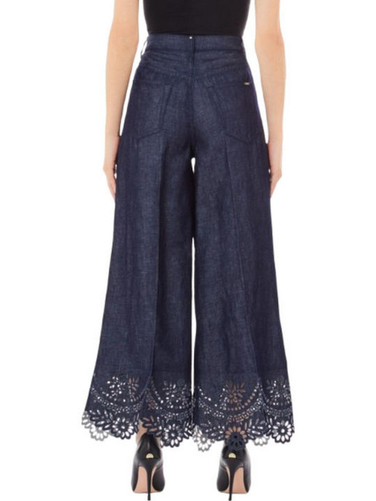 Liu Jo Blue Denim Frau Hosen UA5228D0247 77000 Normalwäsche