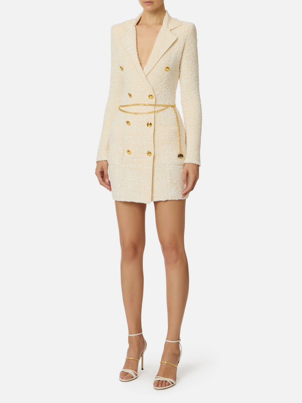 ELISABETTA FRANCHI Abito Donna  AM32S57E2 DZ9 MILK