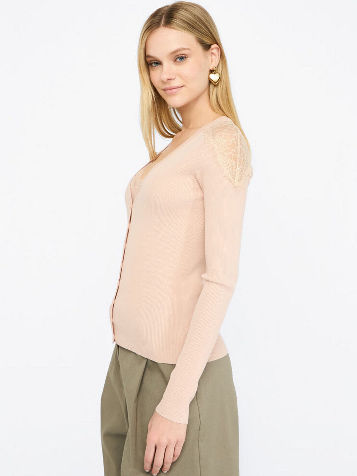 LIU JO BLACK Cardigan Donna  CF5159MS46M X0719 Pink poudre