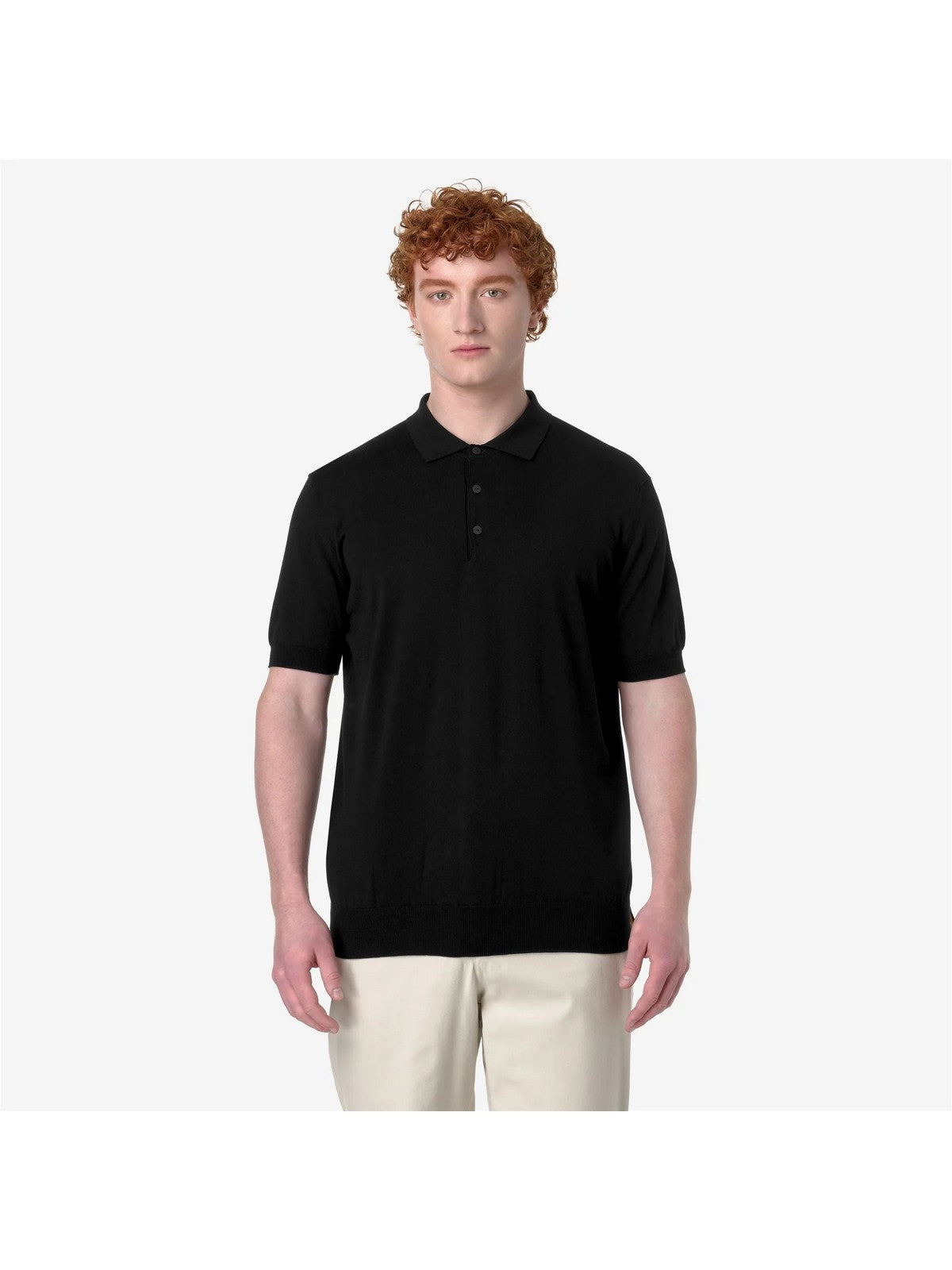 K-WAY Polo Uomo Pleyne K4126RW USY BLACK PURE