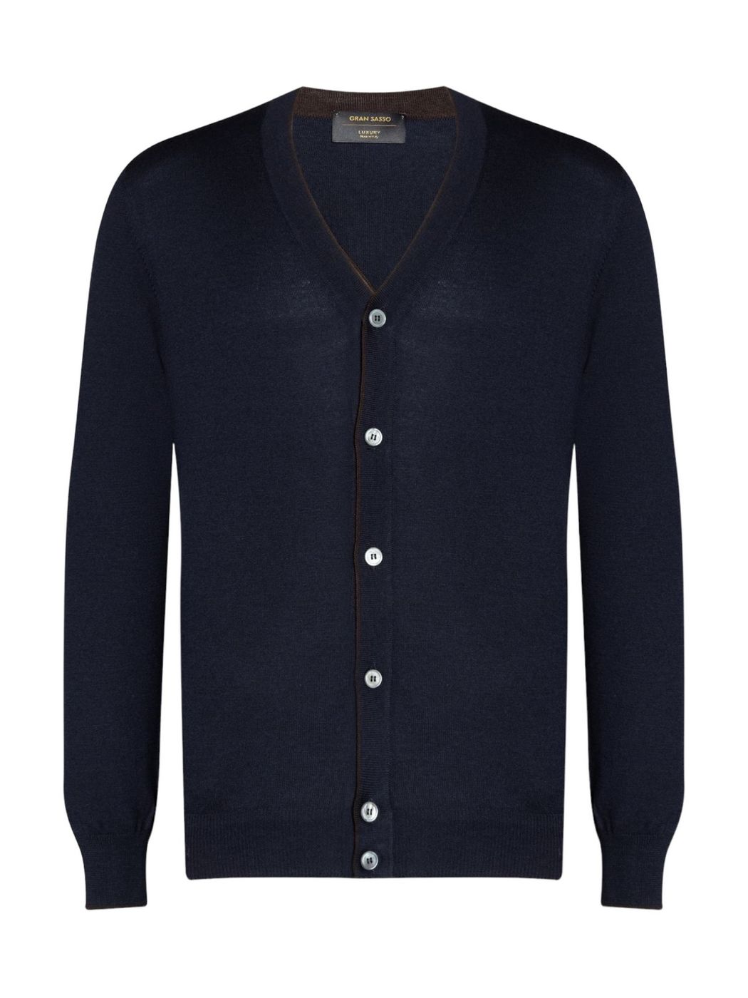 Gran Sasso Cardigan Man 55123/14265 598 Bleu