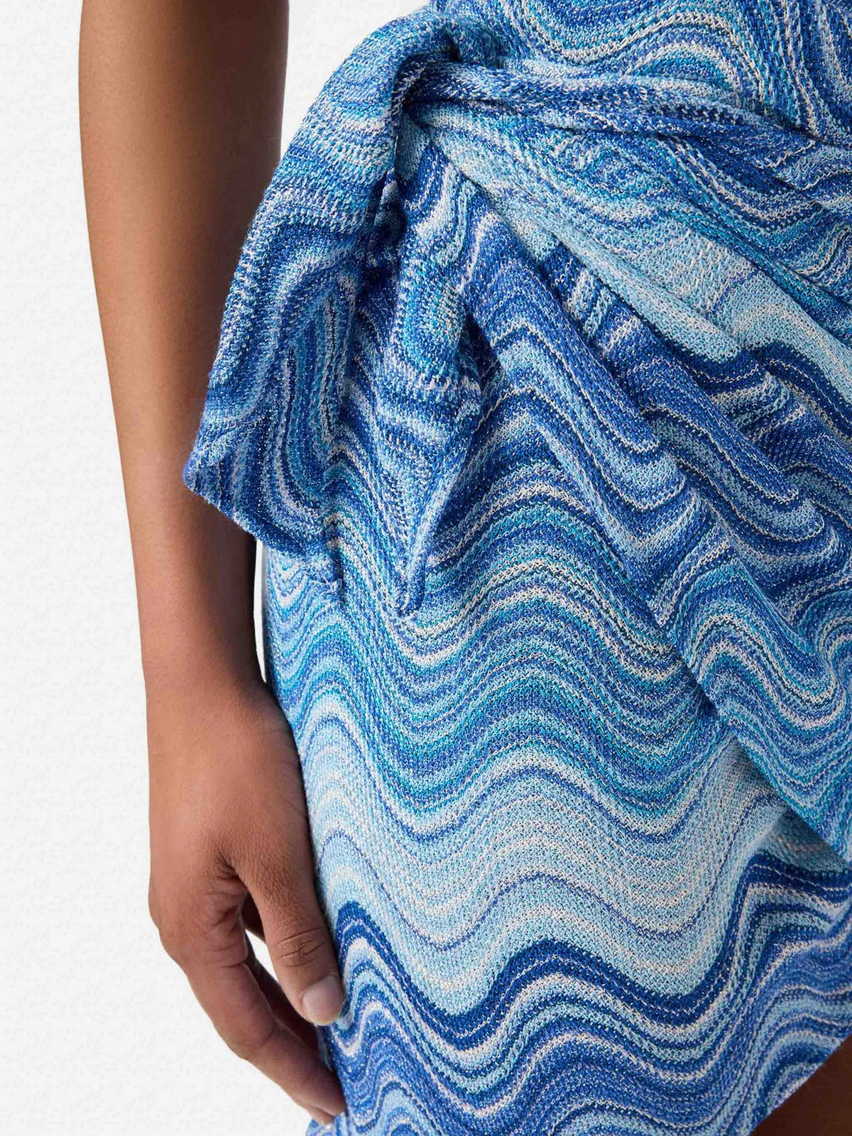 MC2 SAINT BARTH Pareo Donna  SERY 01128L BLU