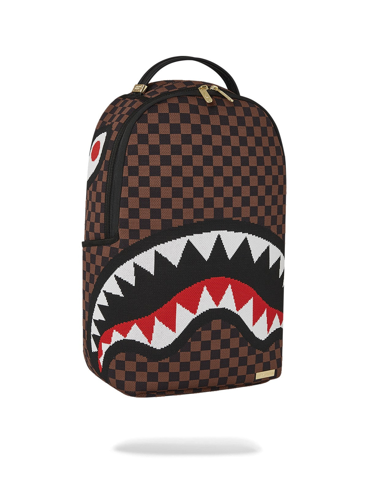 SPRAYGROUND Mochila masculina de tiburones Knit en París 2.0 mochila 910b6778nsz Marrone