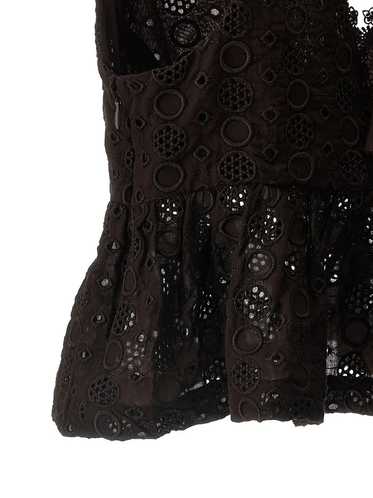 PINKO Top Donna KIERSTEN TOP POPELINE RICAMO S 106451-A35P M28 Marrone