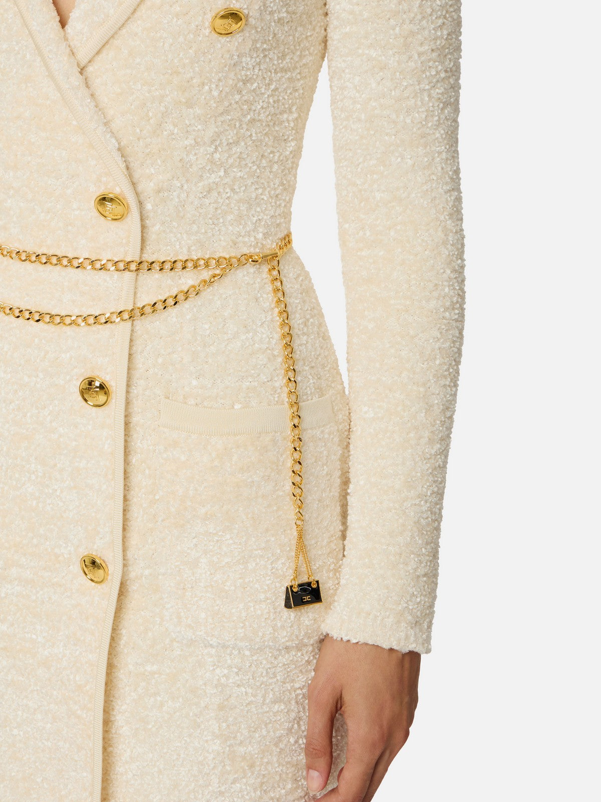 ELISABETTA FRANCHI Abito Donna  AM32S57E2 DZ9 MILK