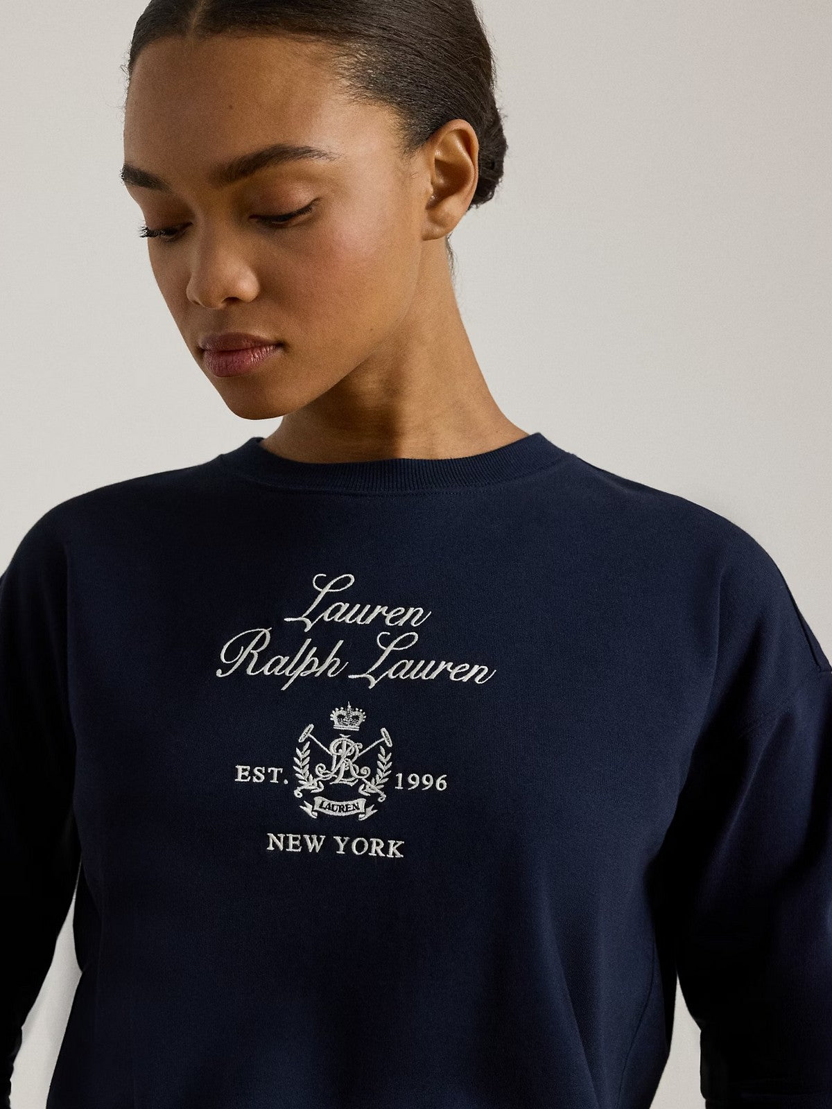 LAUREN RALPH LAUREN Felpa Donna KAPPY-LONG SLEEVE-SWEATSHIRT 200P03726 001 LAUREN NAVY
