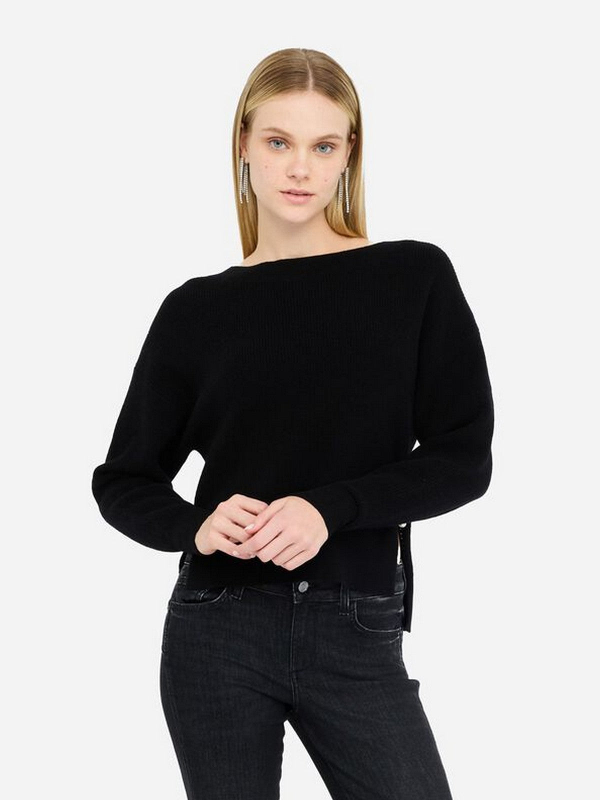 LIU JO BLACK Maglione Donna  CF5245MS019 22222 Nero