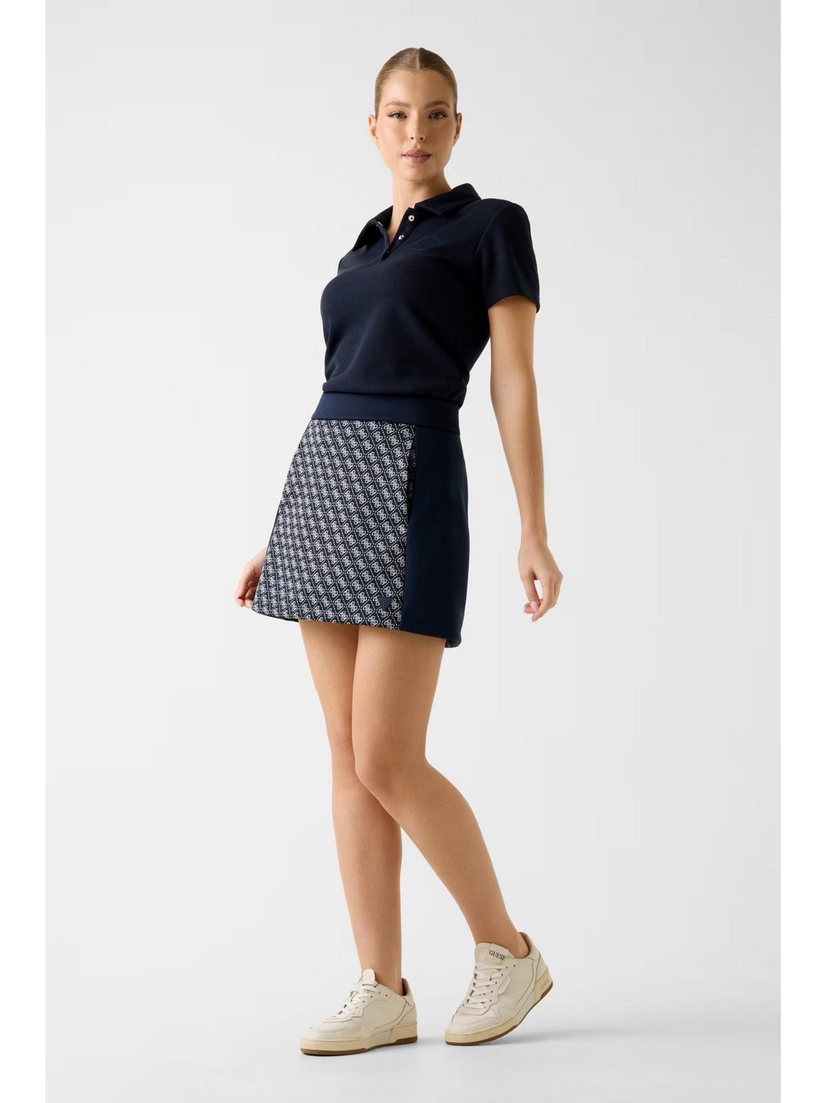 GUESS SPORT Gonna Donna MAYA 4G SKIRT V6RD04 K2042 FJBB 4G JACQUARD MOON