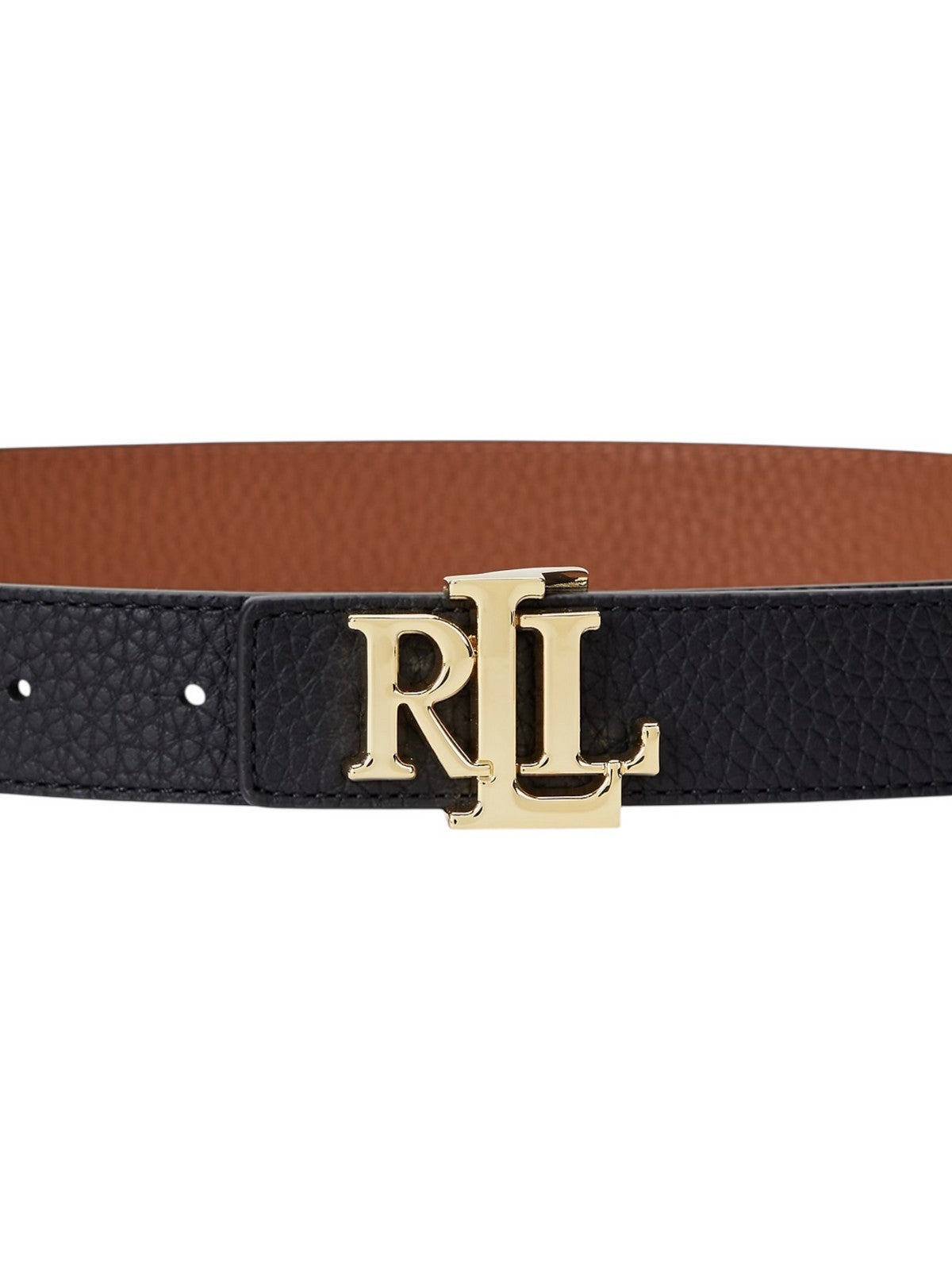 LAUREN RALPH LAUREN Cintura Donna REV LRL 30-BELT-MEDIUM 412912039 013 REF NAVY/LAUREN TAN