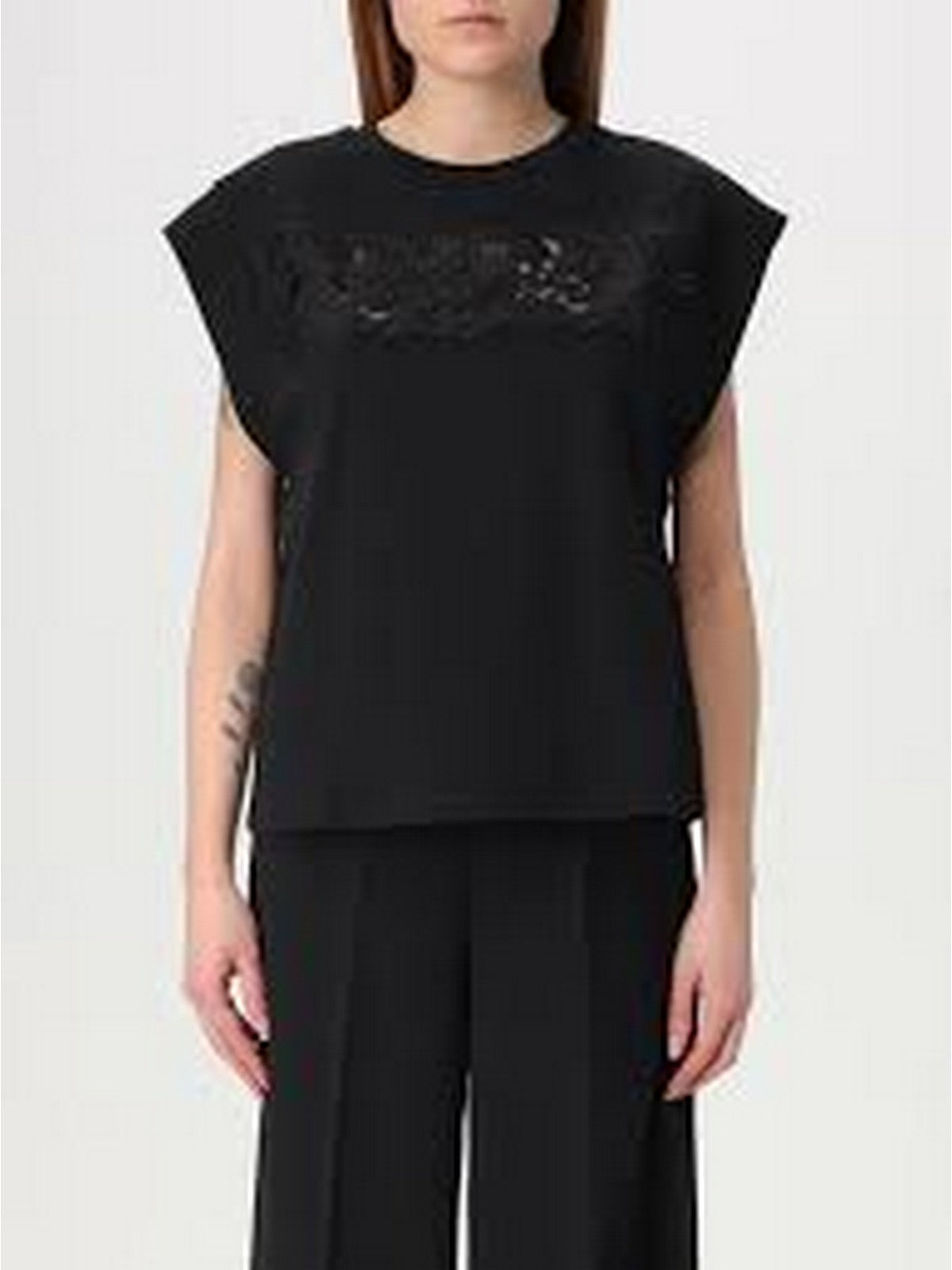 TWINSET T-shirt Donna  251TP2073 00006 Nero gioboutiqueweb
