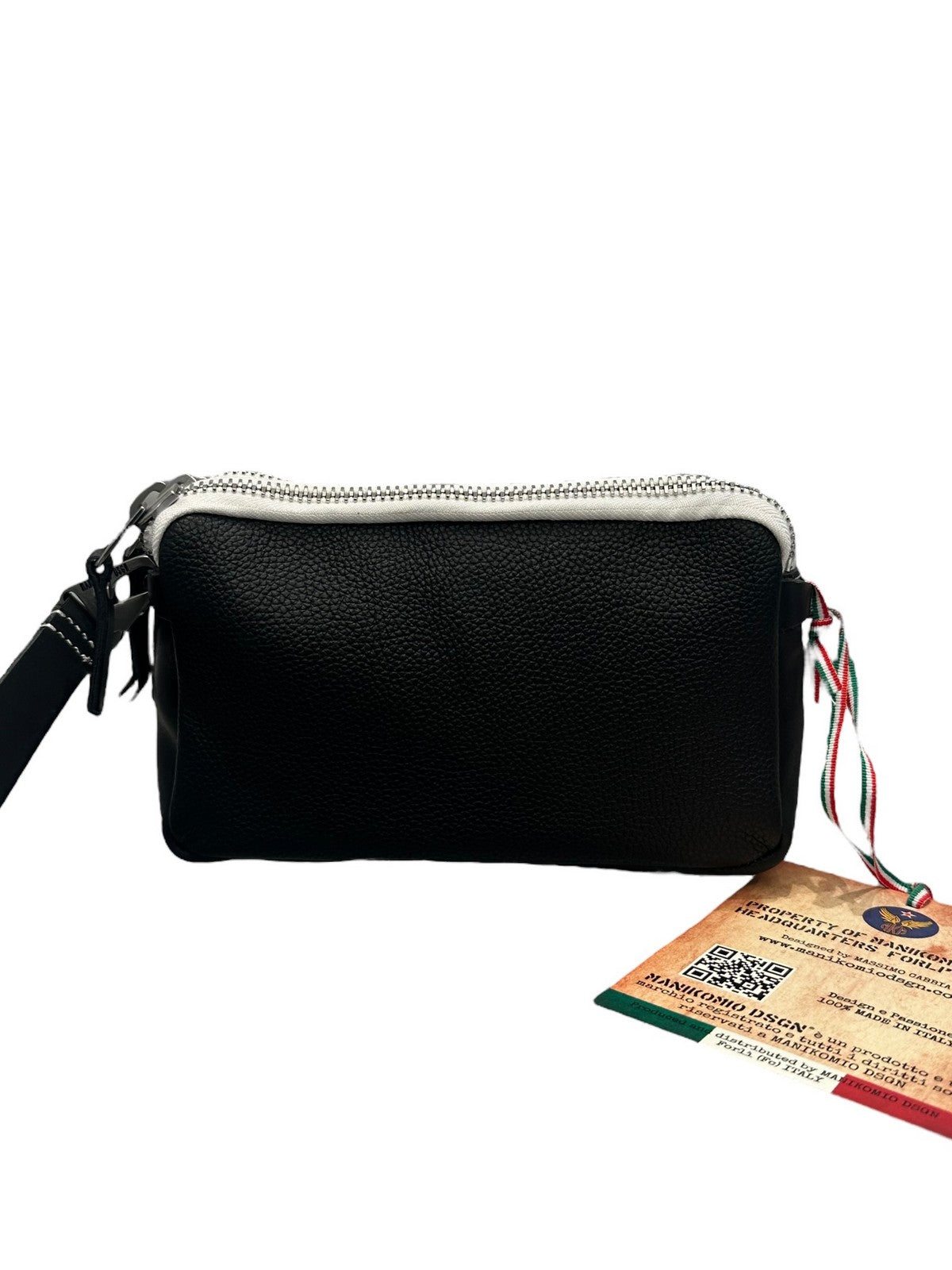 Manikomio Dsgn Clutch Bag Mann Borbello Clutch PM01 Schwarz