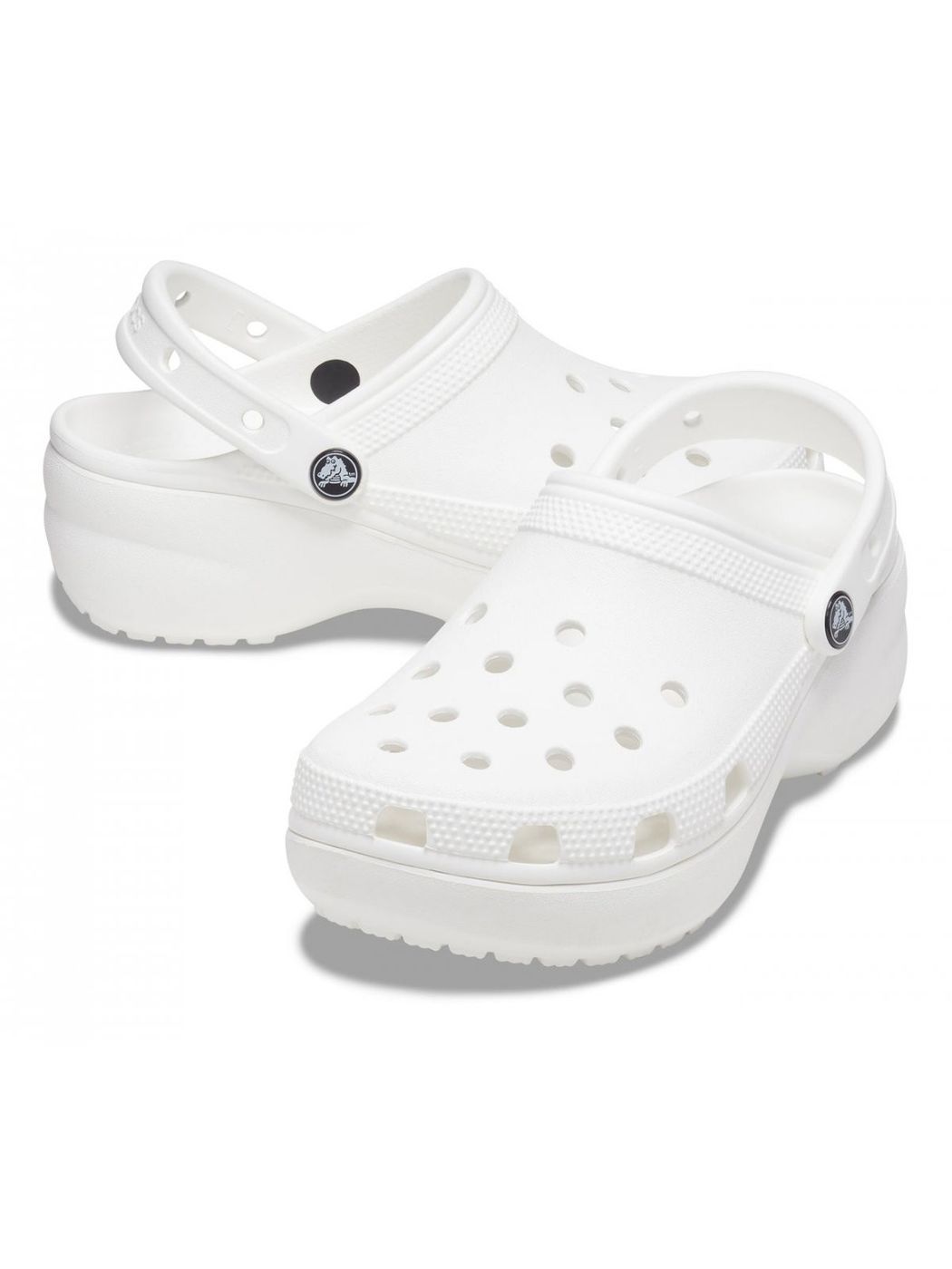 CROCS Pantoufle classique pour femmes, sabot à plateforme W 206750 100 blanc