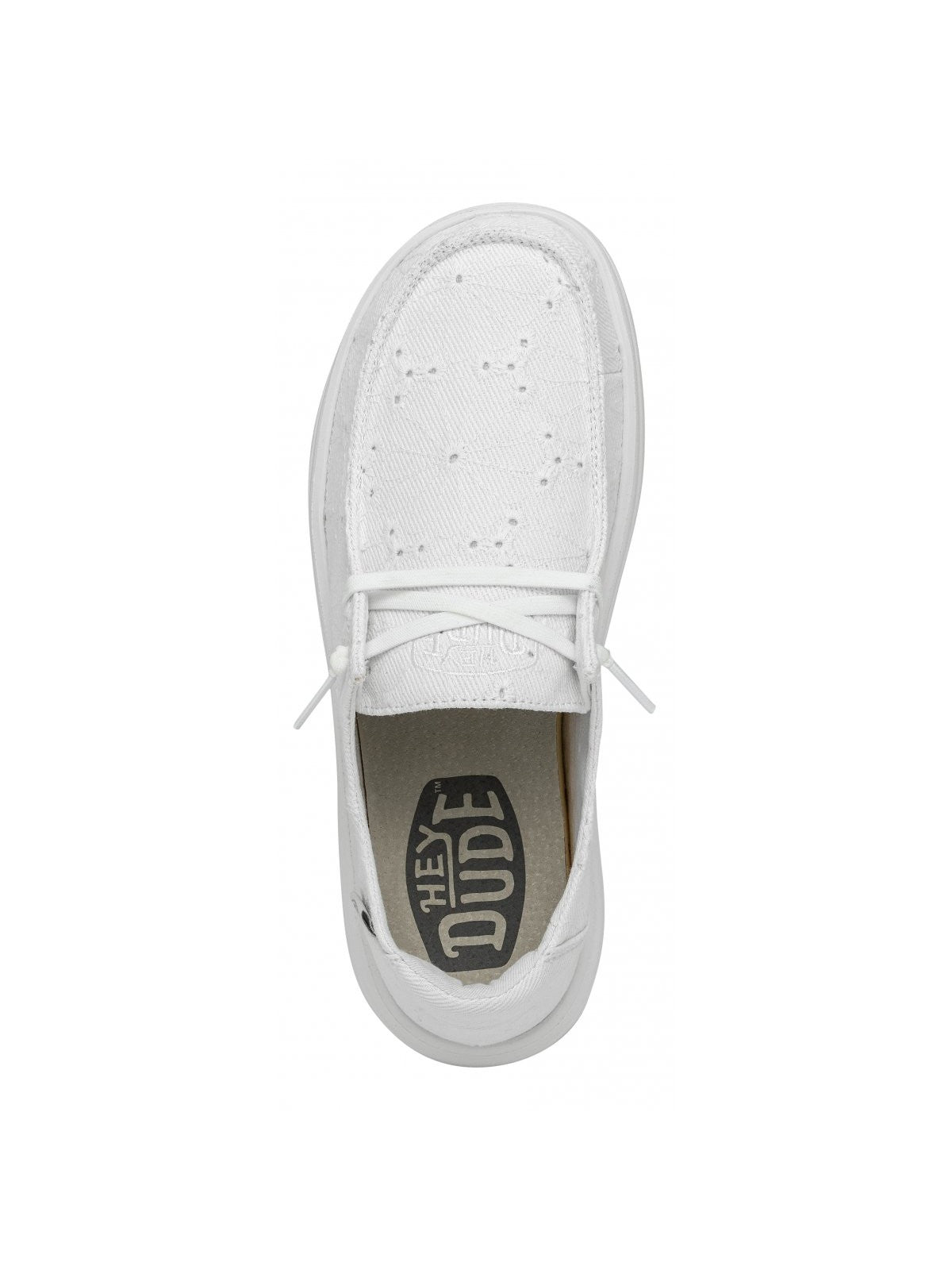 HEY DUDE Mocassino Donna Wendy Rise Eyelet W HD.40075 9CT Bianco