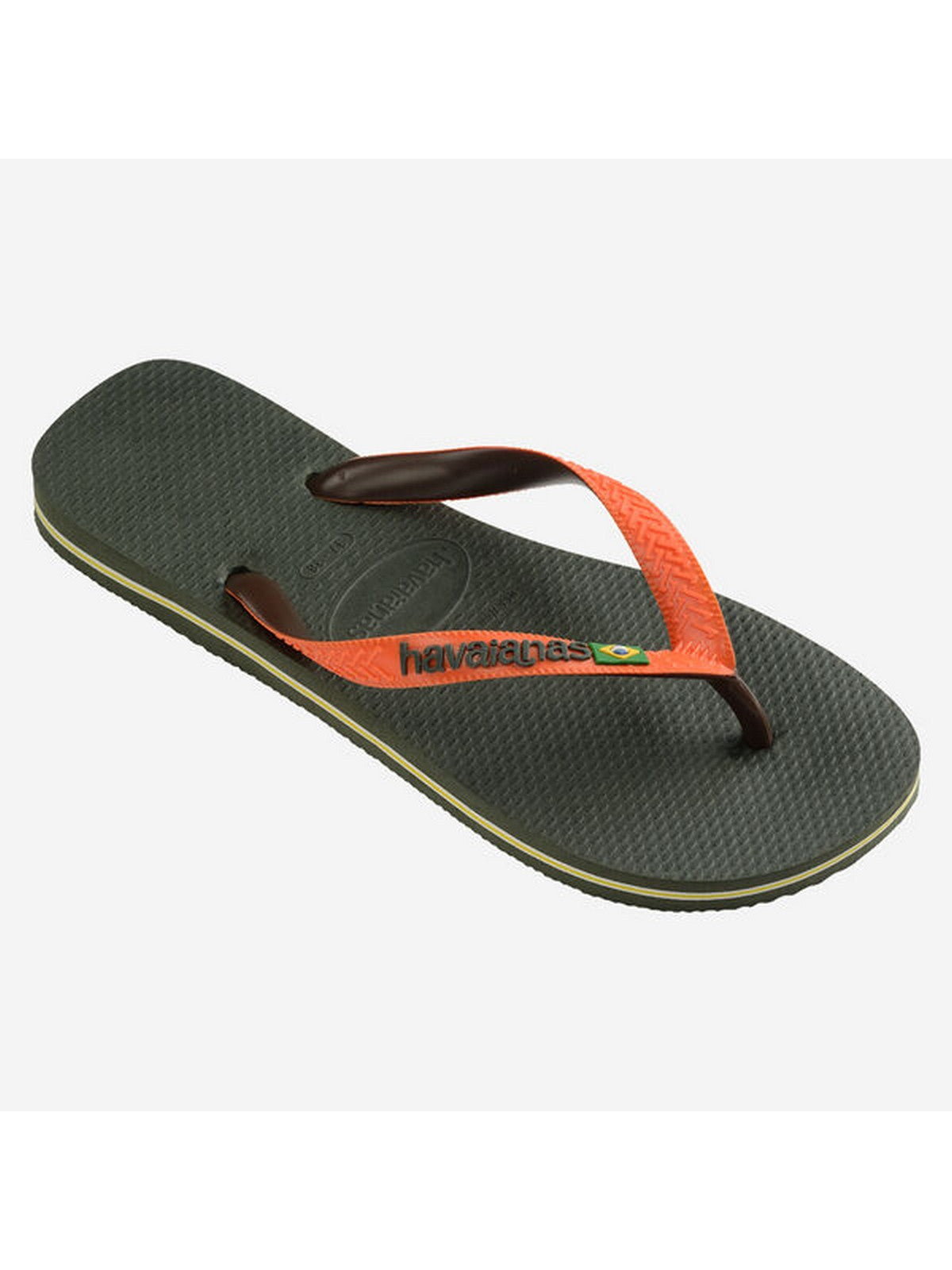 HAVAIANAS Tongs adultes unisexes Hav. Mélange brésilien 4123206.7074 vert