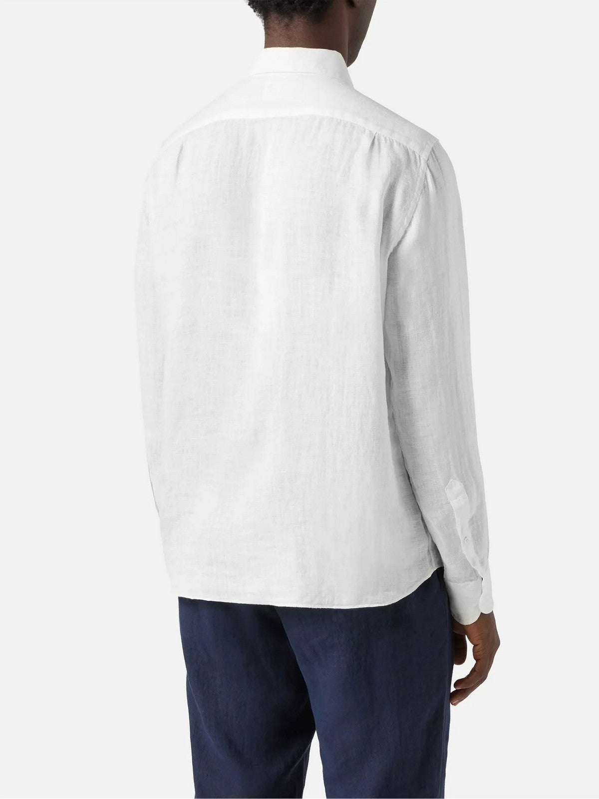 MC2 SAINT BARTH Camicia Uomo  RAPHAEL 01457L LINEN 01 WHITE