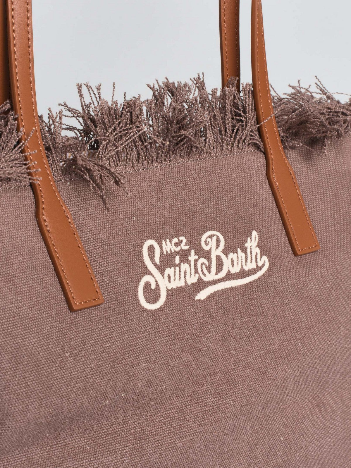MC2 SAINT BARTH Borsa Donna  CITY BAG MID FRINGE 01742L CANVAS 18 EMB