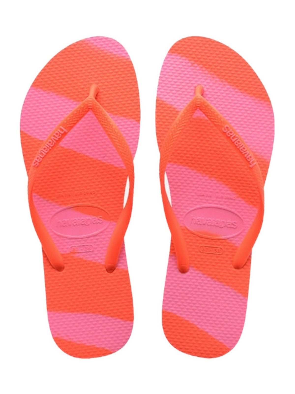 Havaianas Flip Flops Woman Hav. Slim Color Fun 4149323.5572 czerwony