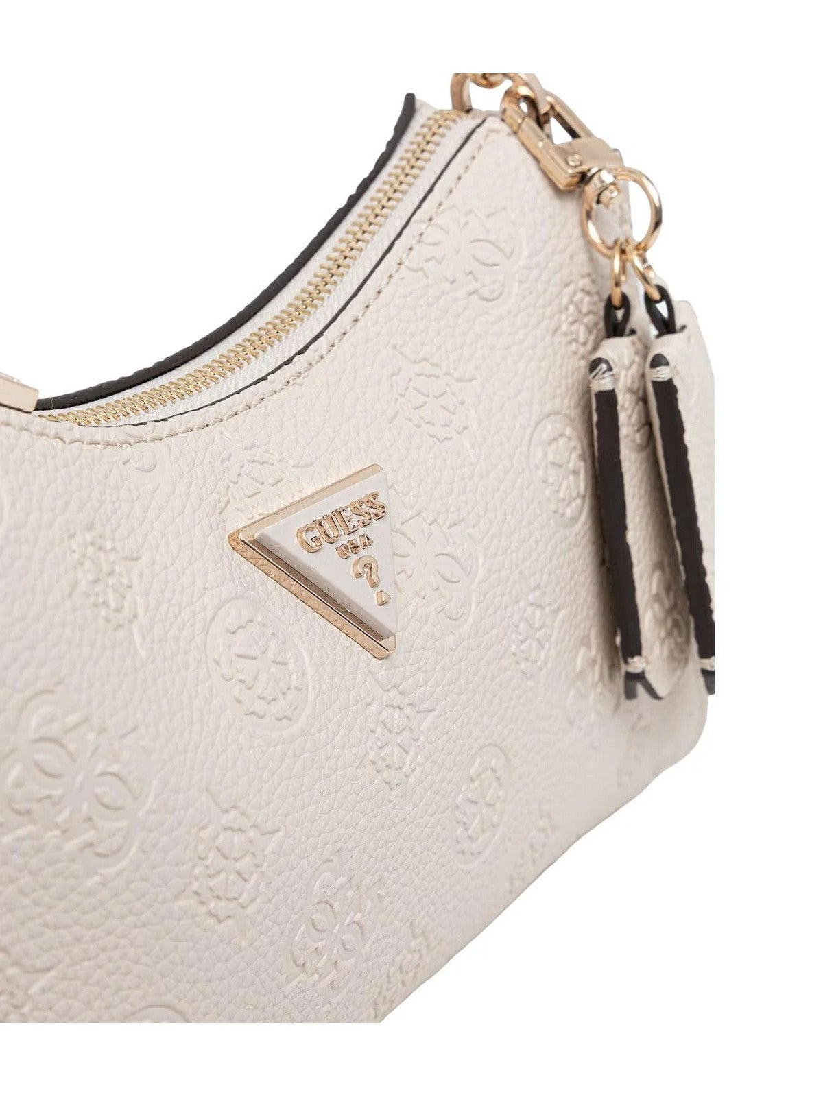 GUESS Borsa Donna CRESIDIA II TOP ZIP SHLDR BAG HWPD98 88180 OFL OFF WHITE LOGO