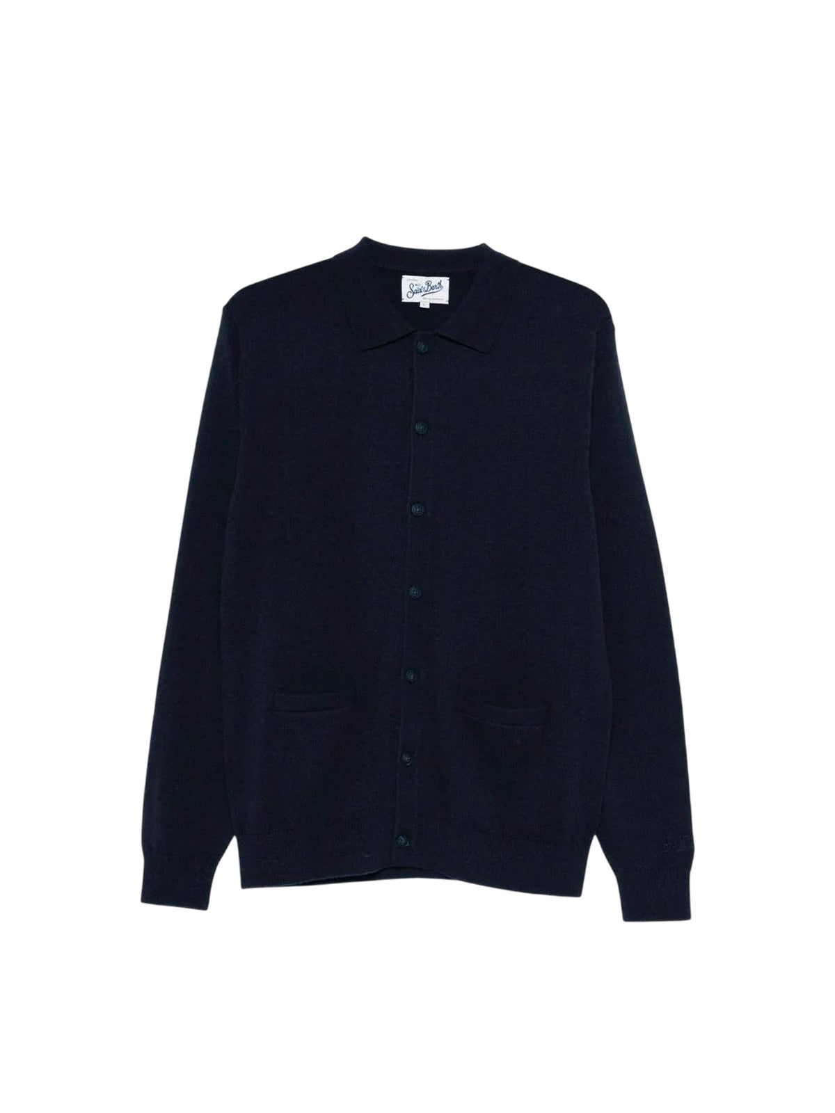 MC2 SAINT BARTH Cardigan Uomo  HANOVER MERINOCASH 00063I 62 NIGHT BLUE