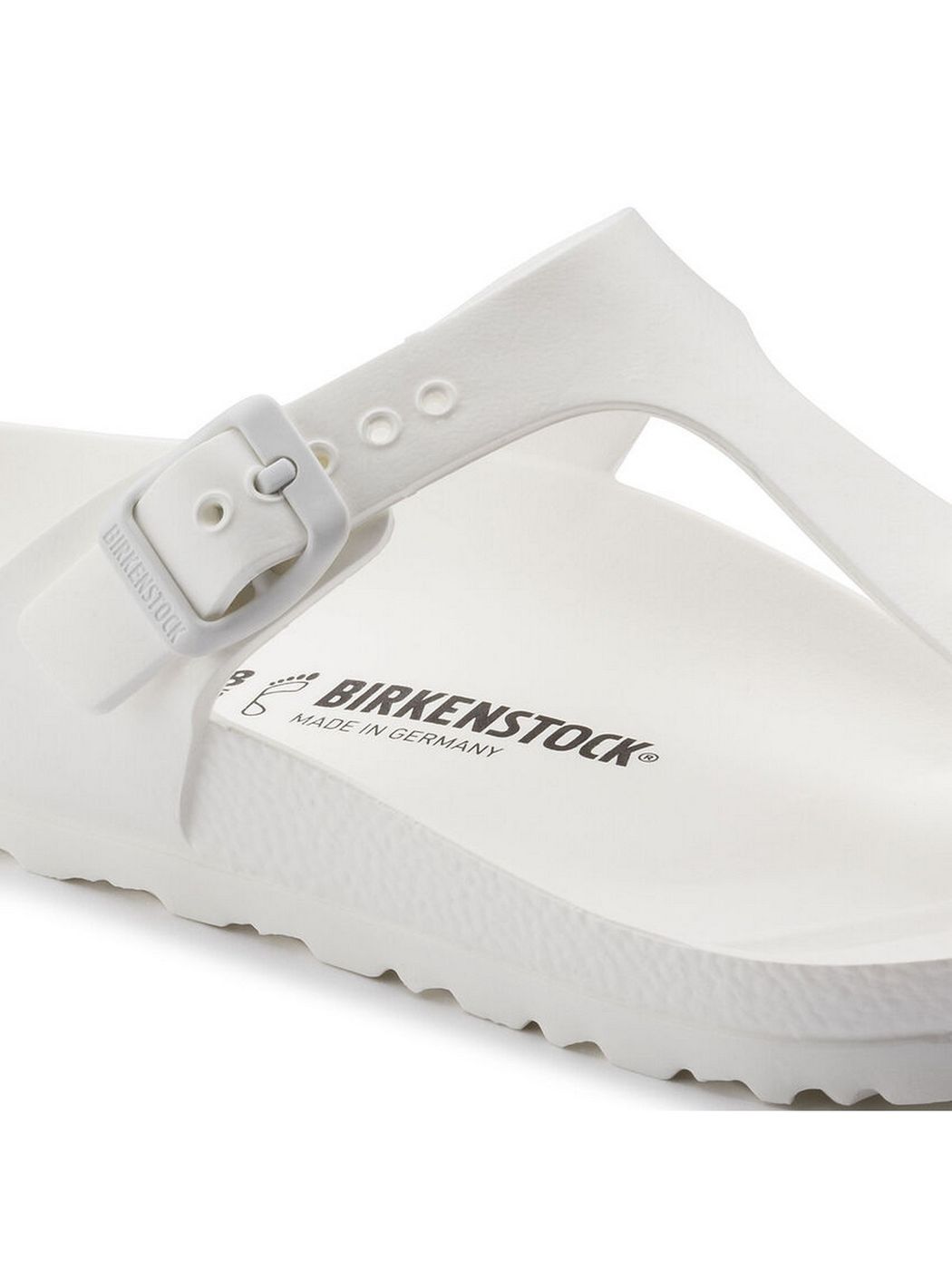 BIRKENSTOCK Sandale Femme Gizeh 128221 Blanc