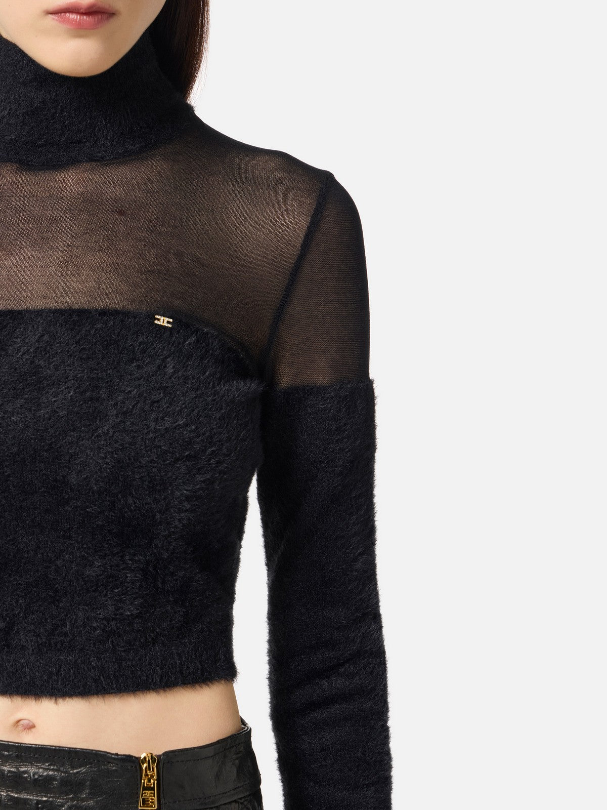 ELISABETTA FRANCHI Maglia Donna  MK54T57E2 110 Nero