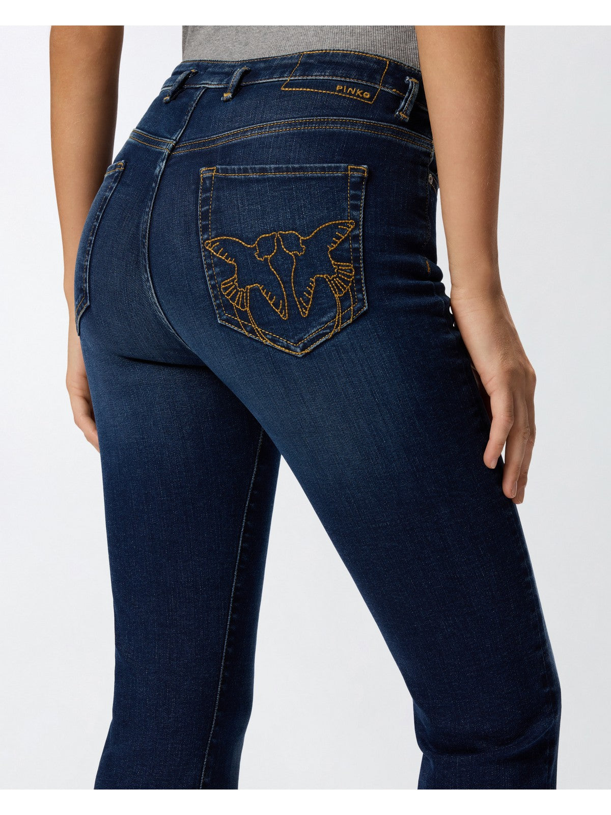 PINKO Jeans Donna FLORA FLARE 100166-A2RX PJB LAVAGGIO SCURO gioboutiqueweb