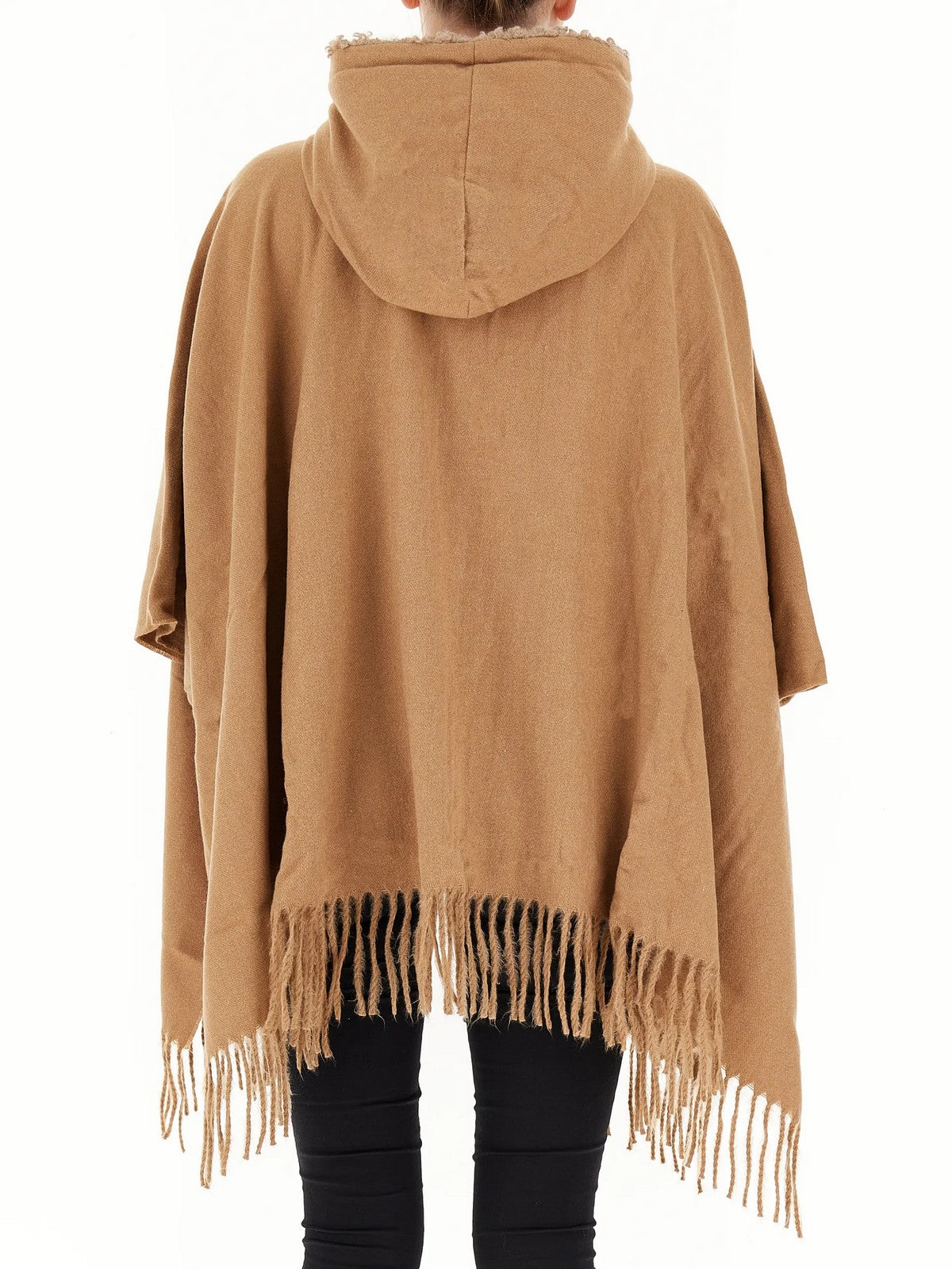 LIU JO SOFT Poncho Donna  2F4018T0300 00070 Marrone gioboutiqueweb