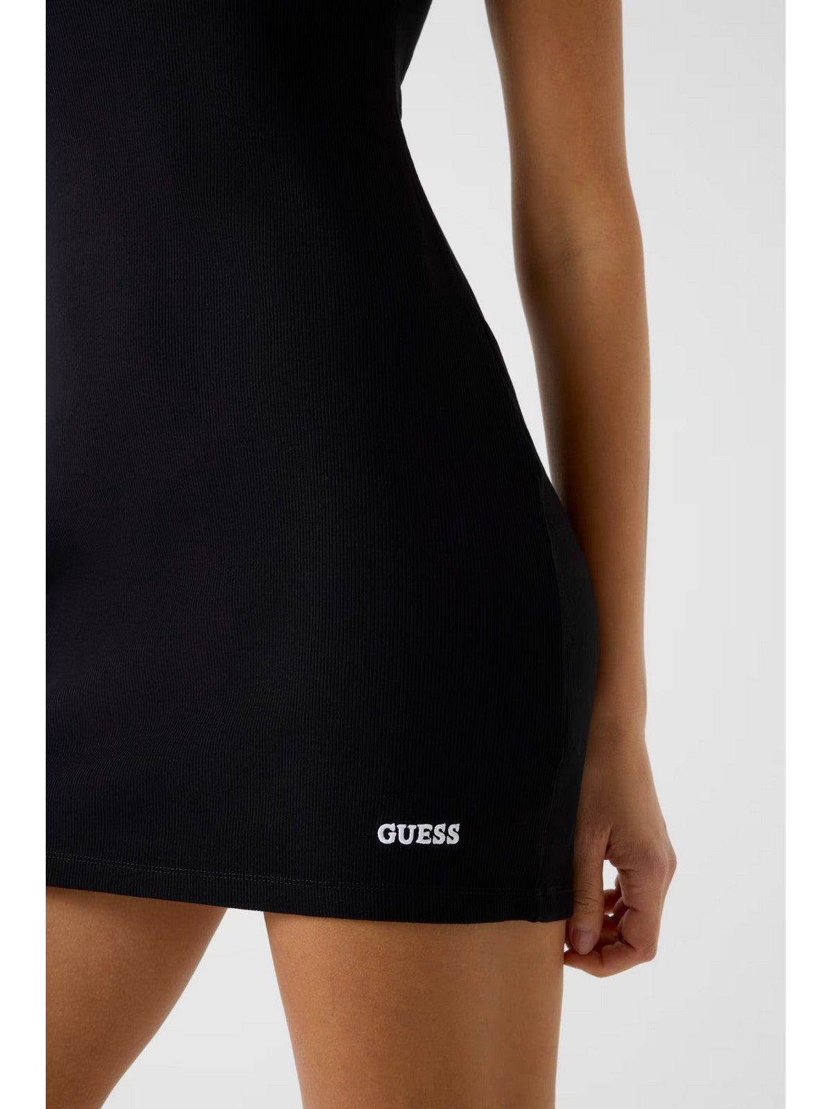 GUESS SPORT Abito Donna STELLA RIB SHORT DRESS V6GK11 K3181 JBLK Jet Black A996