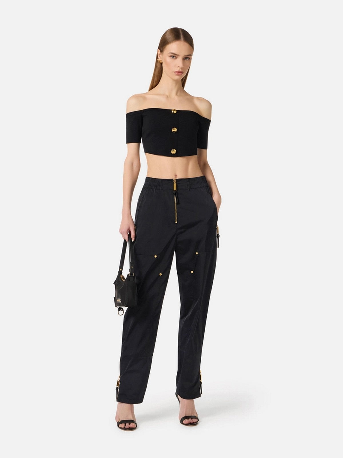 ELISABETTA FRANCHI Pantalone Donna  PA16461E2 110 Nero