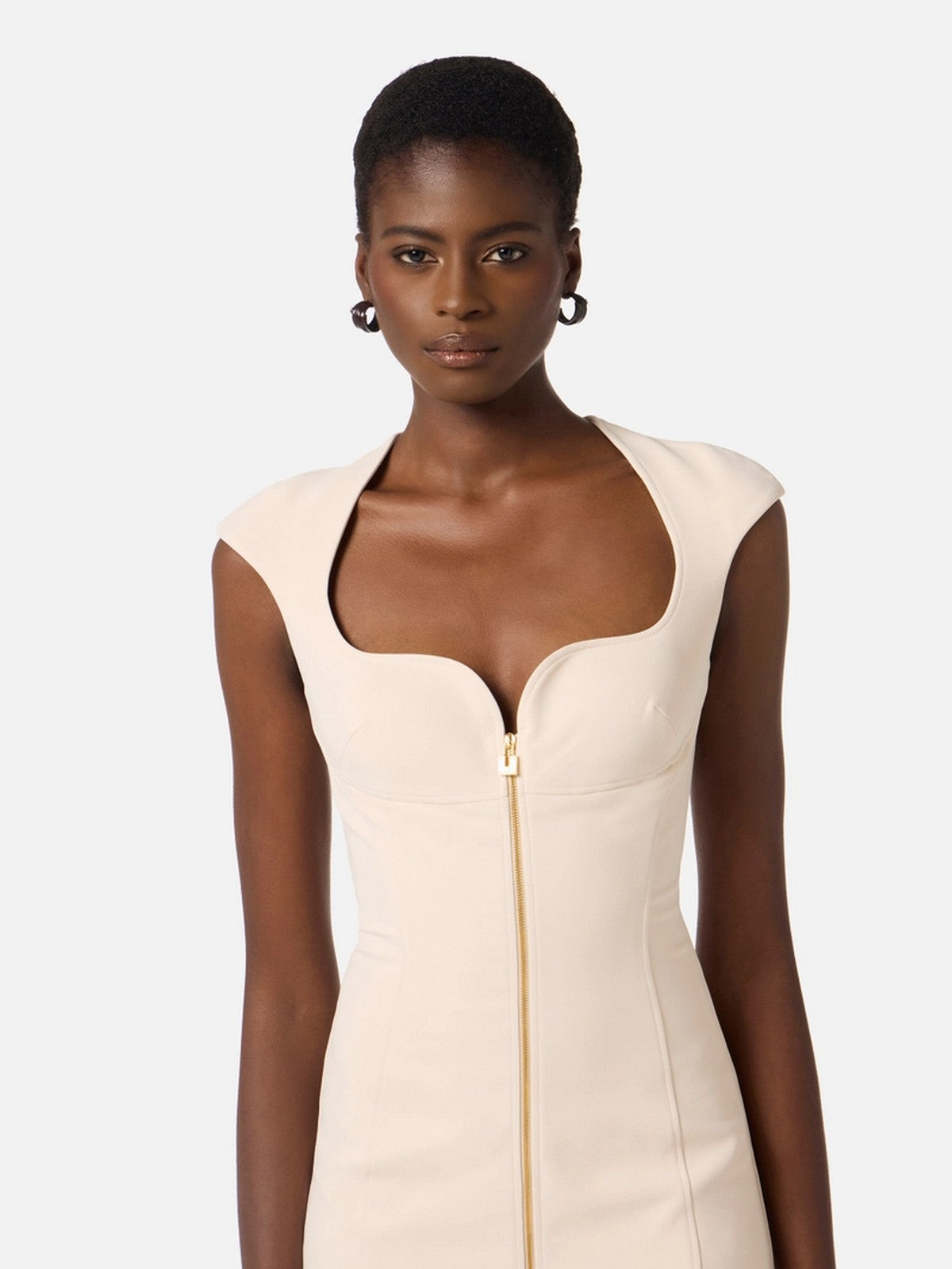 ELISABETTA FRANCHI Abito Donna  AB90061E2 193 BURRO