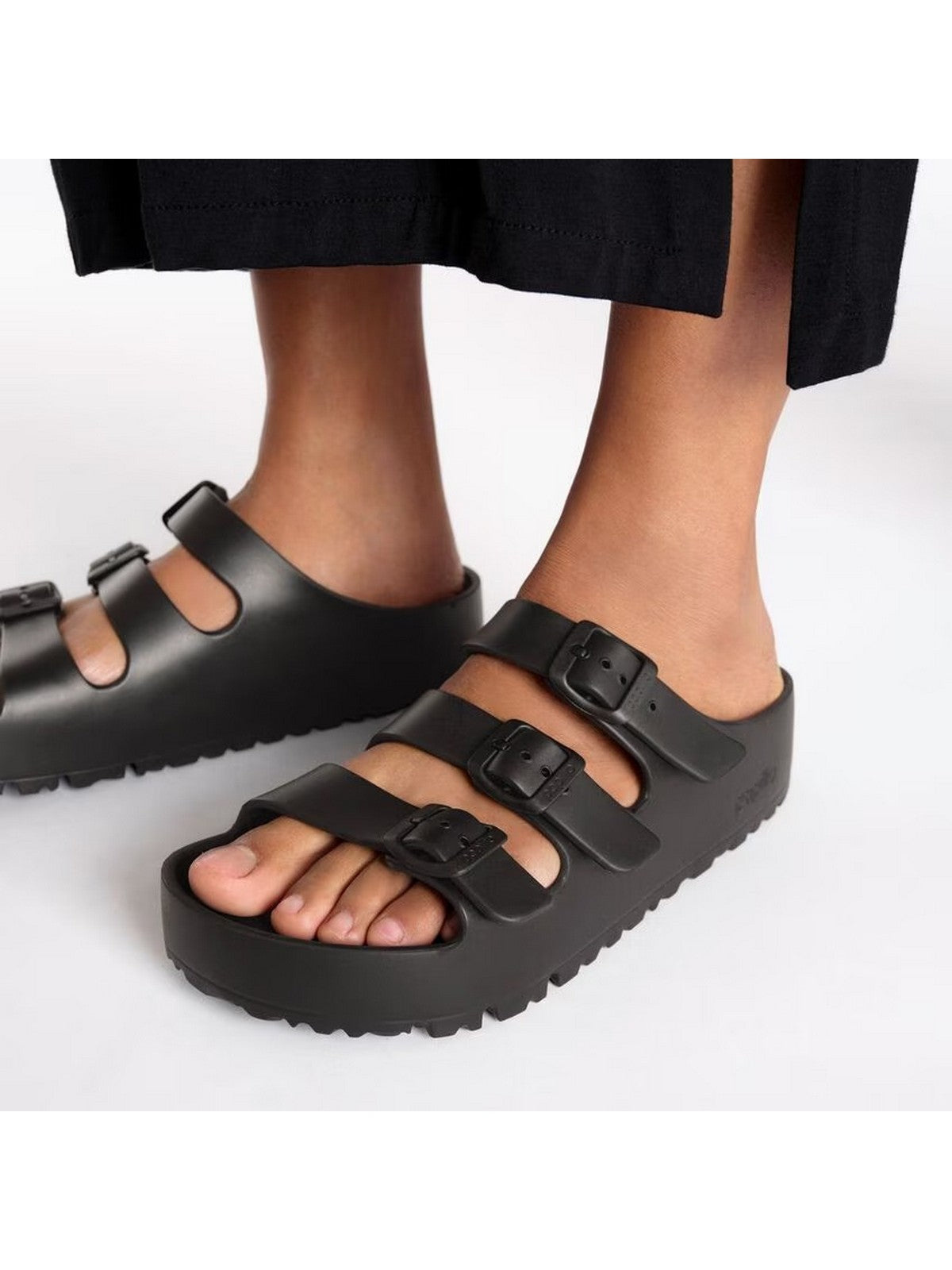 BIRKENSTOCK Sandalo Donna Florida III Platf EVA black, EVA 1029738 Nero