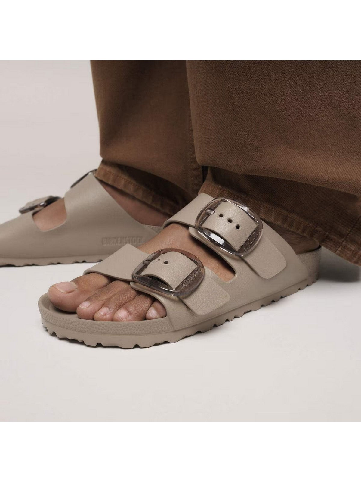 BIRKENSTOCK Sandalo Unisex adulto Arizona Big Buckle EVA gray taupe, EVA 1030389 GRAY TAUPE