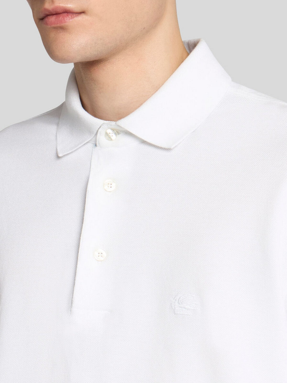 ETRO Polo Uomo POLO ROMA PRINTED DETAILS MRMD0005 AC274 W0800 Bianco
