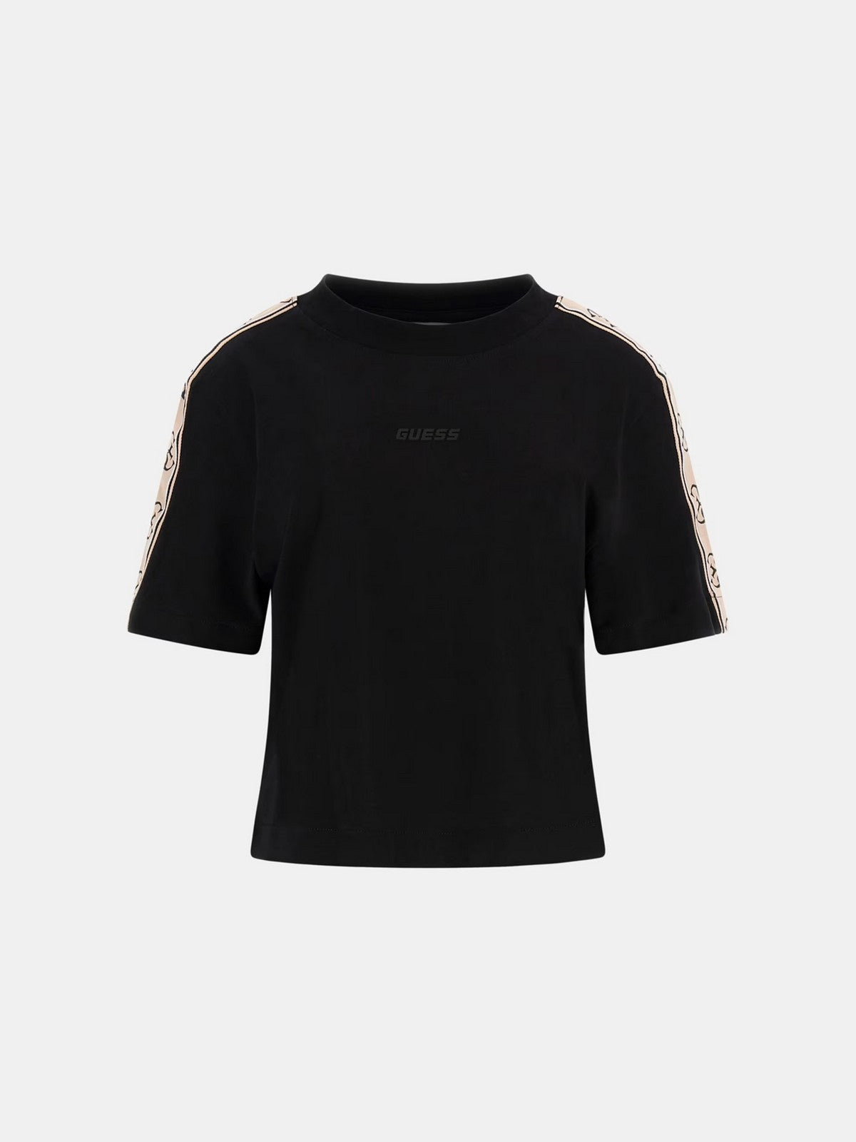 Guess Sport T-shirt Woman Britney Crop Tee V3ri08 i3z14 JBLK BLACK