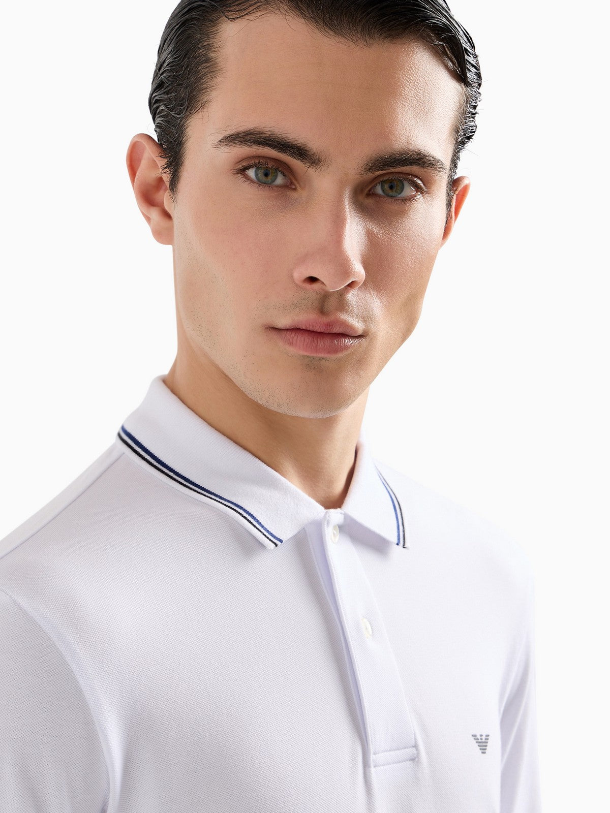 EMPORIO ARMANI T-Shirt e Polo Uomo  8N1FB5 1JPTZ 0100 Bianco